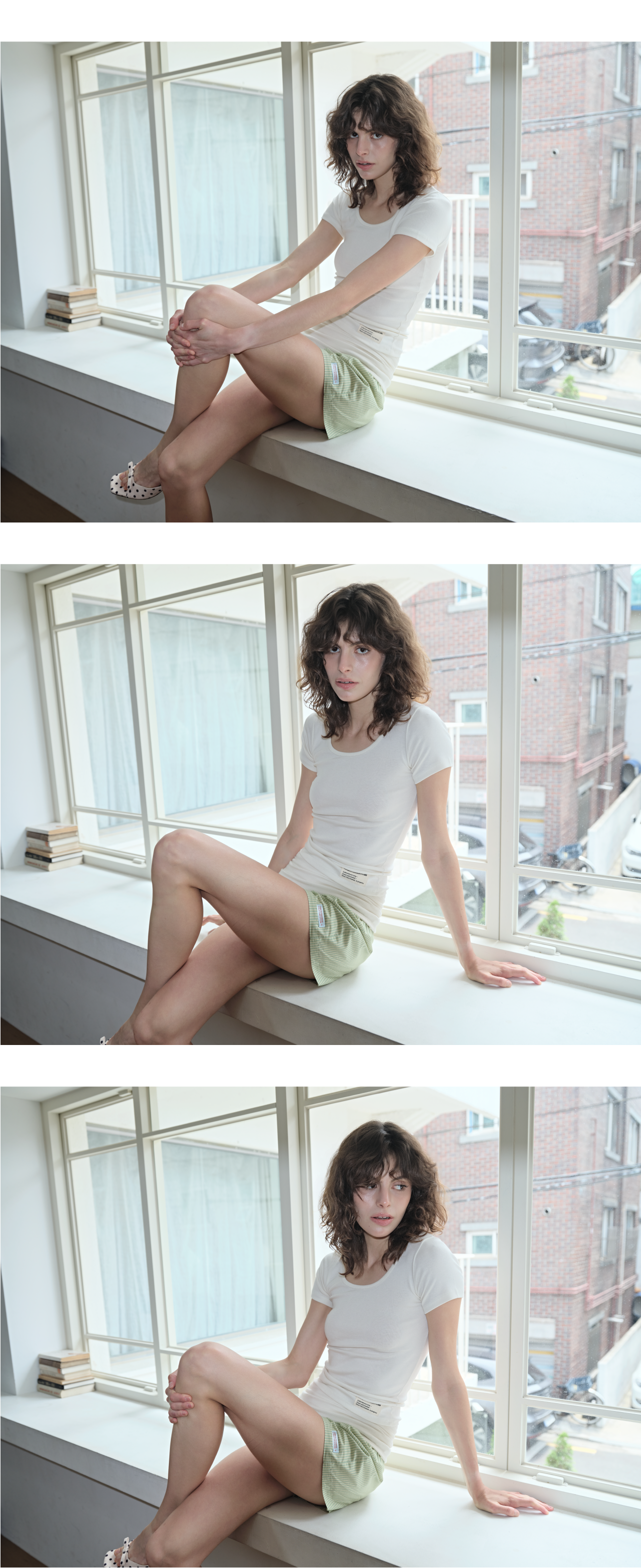 Canvas mini tag basic T_cream