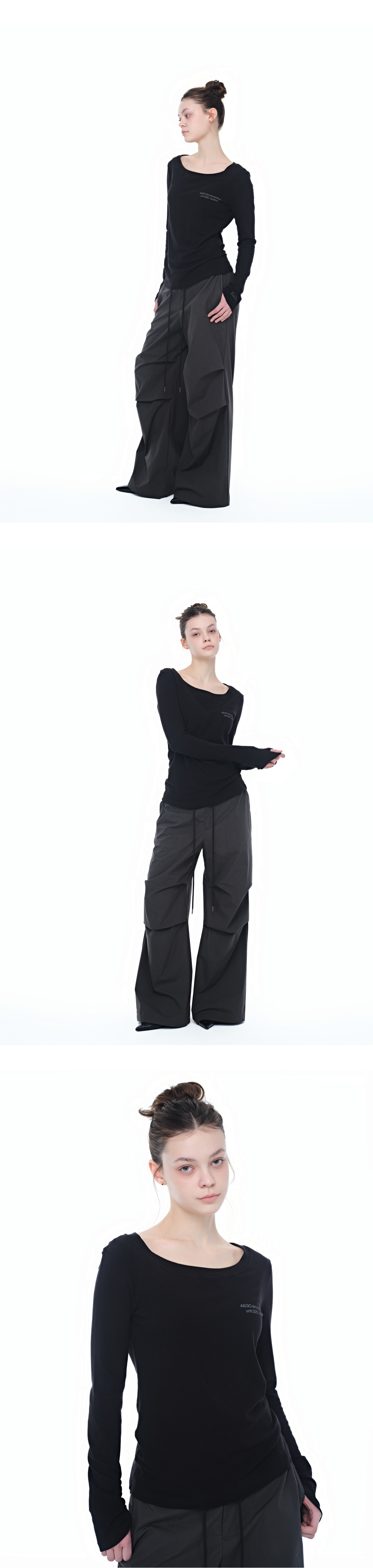 [5rd Re-order] Structured 025 sleeve T_black