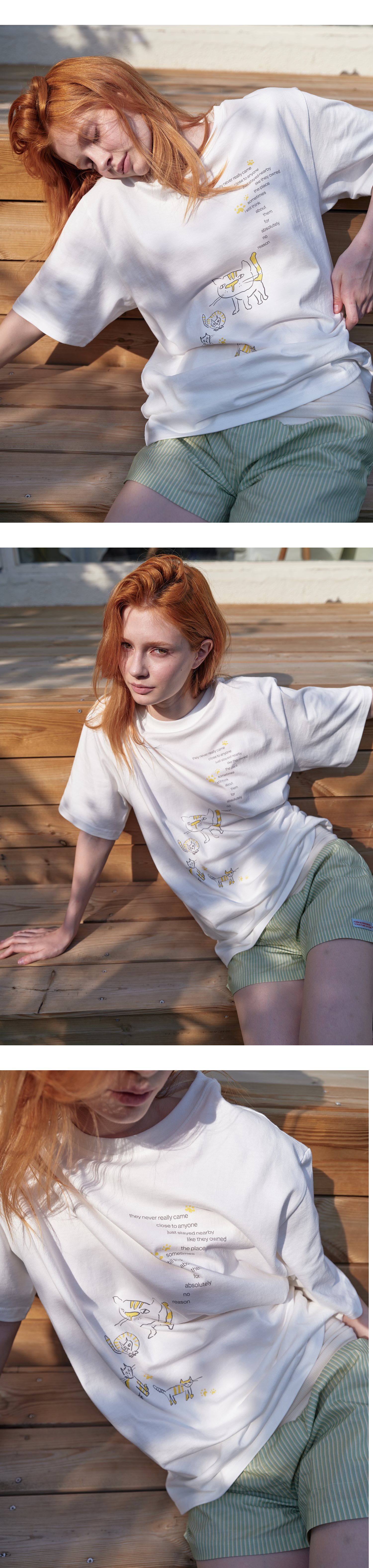 Plaid label patch graphic T_white