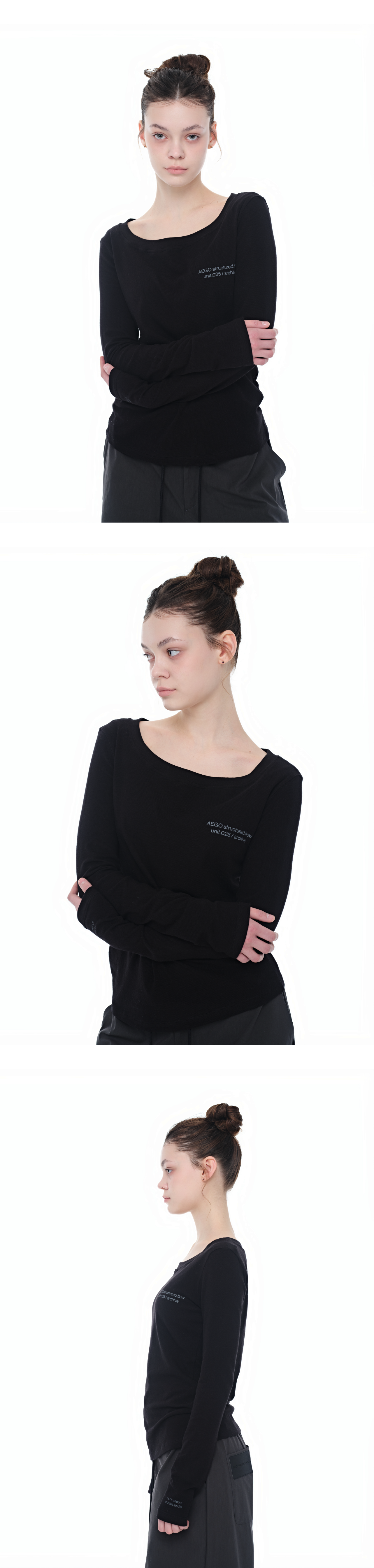 [5rd Re-order] Structured 025 sleeve T_black
