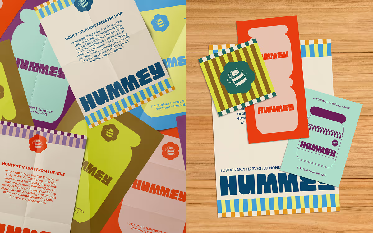 Hummey 벌꿀 패키지 디자인 이미지 2