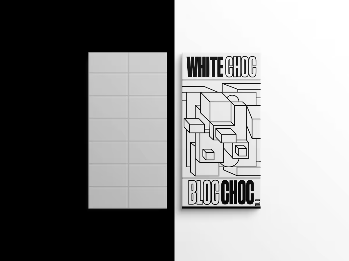 Bloc Choc 초콜릿 패키지 디자인 이미지 3