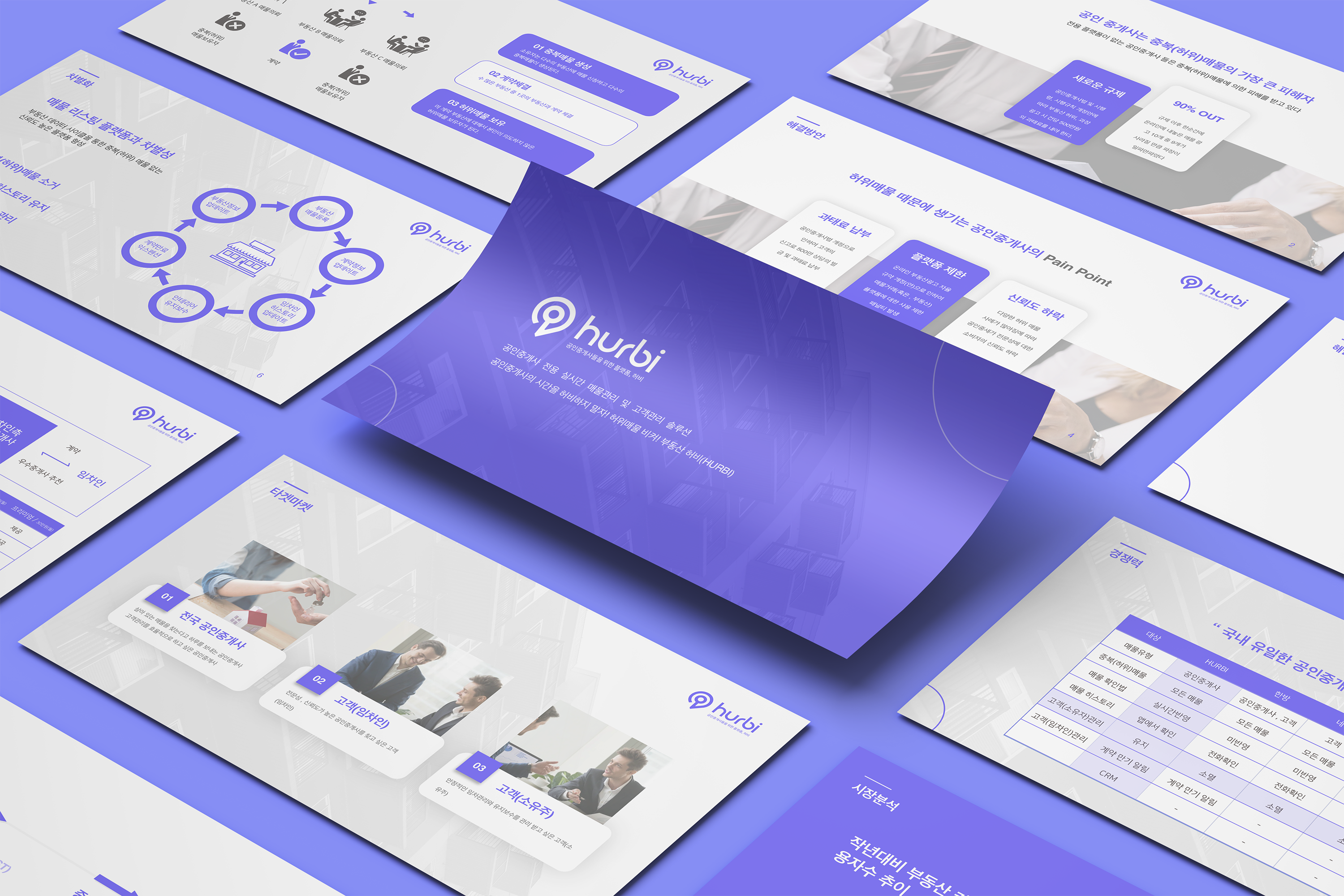 Real Estate SaaS Presentation Main Visual