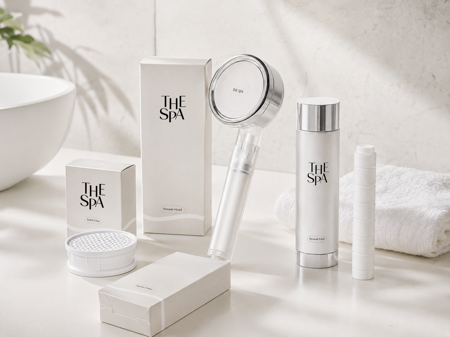 THE SPA Logo Identity Visual