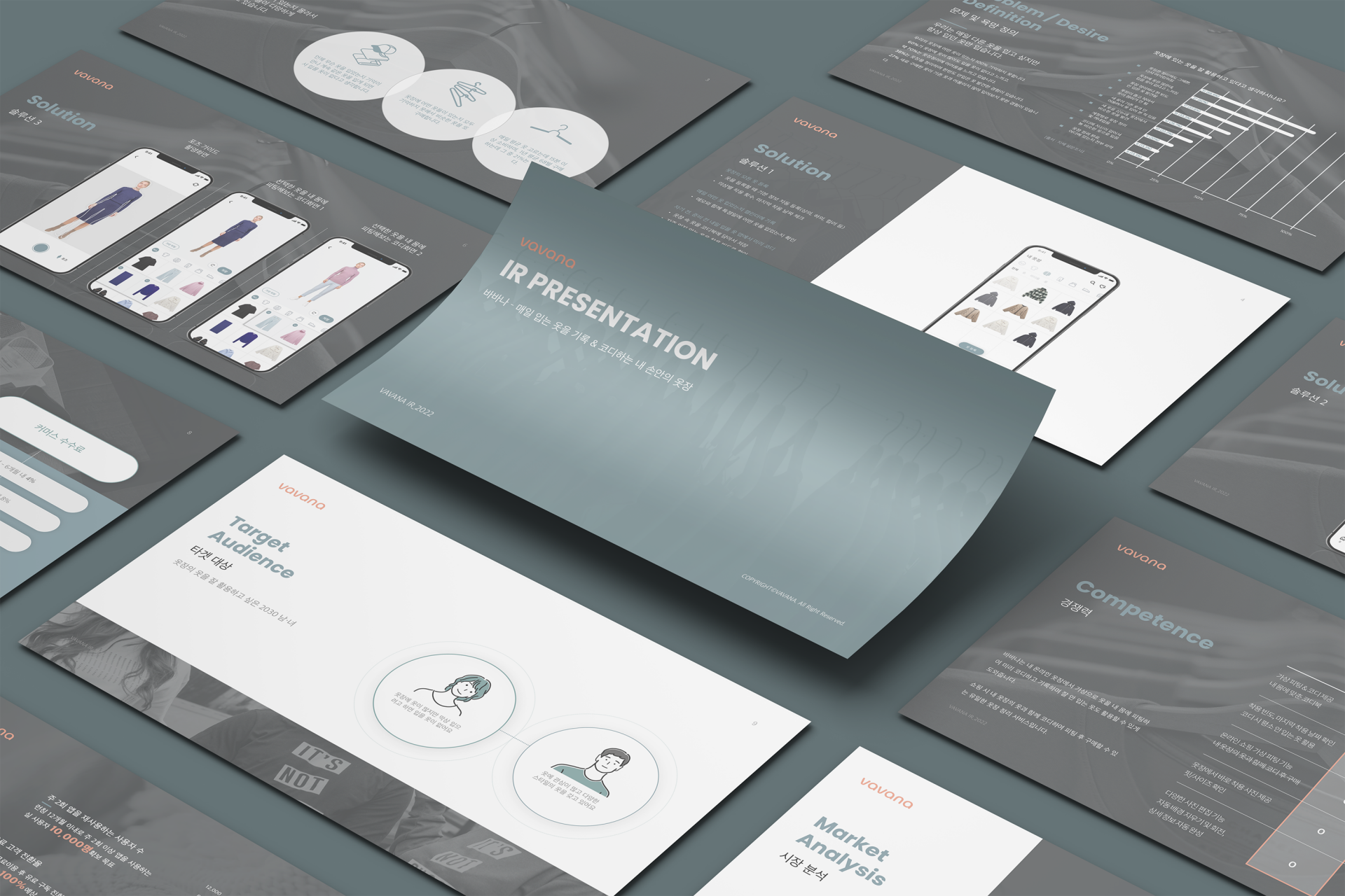 Tech Startup IR Deck Main Visual