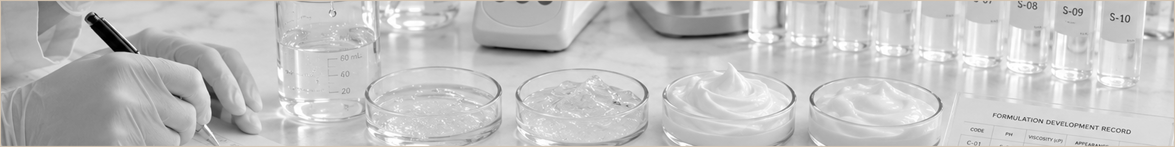 JN COS TECH formulation optimization and laboratory testing