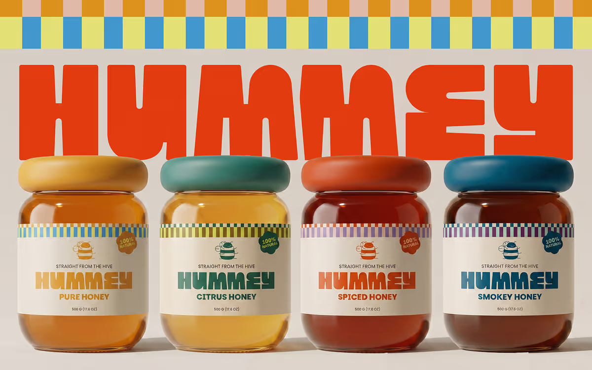 Hummey 벌꿀 패키지 디자인 이미지 8