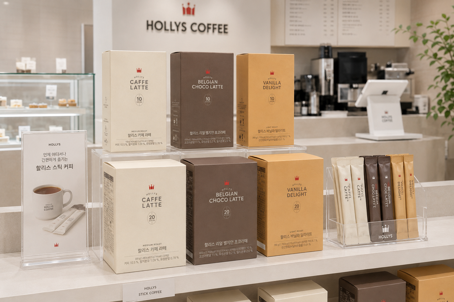 HOLLYS Stick Coffee Flavor Color System 01