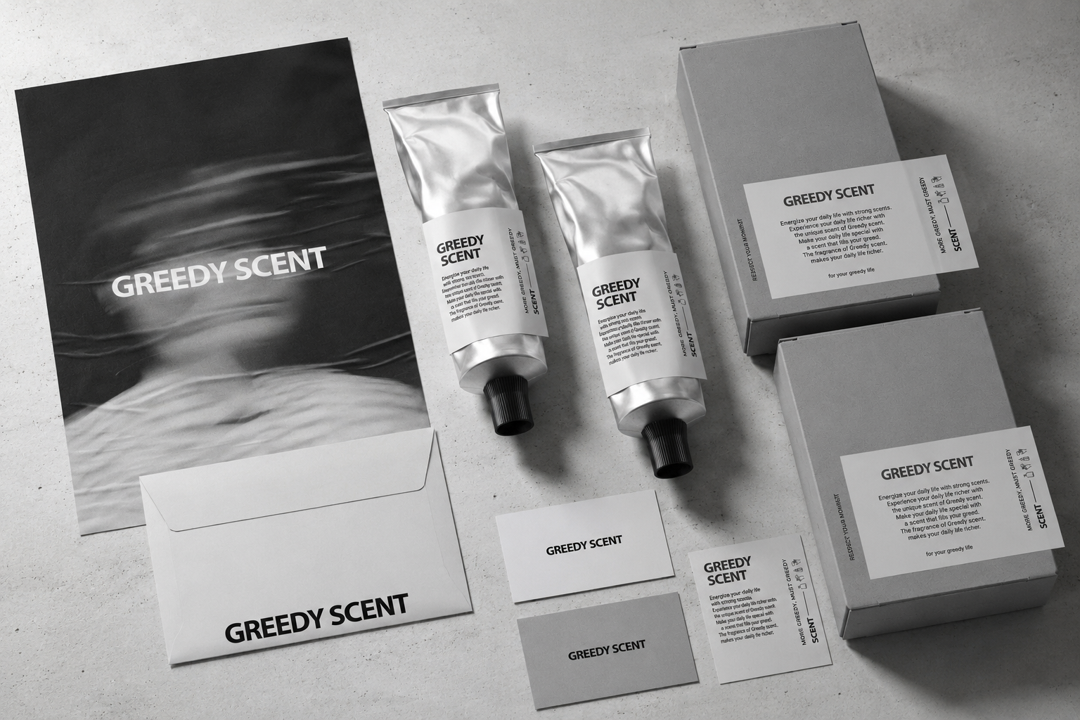 GREEDY SCENT Desire Identity Visual