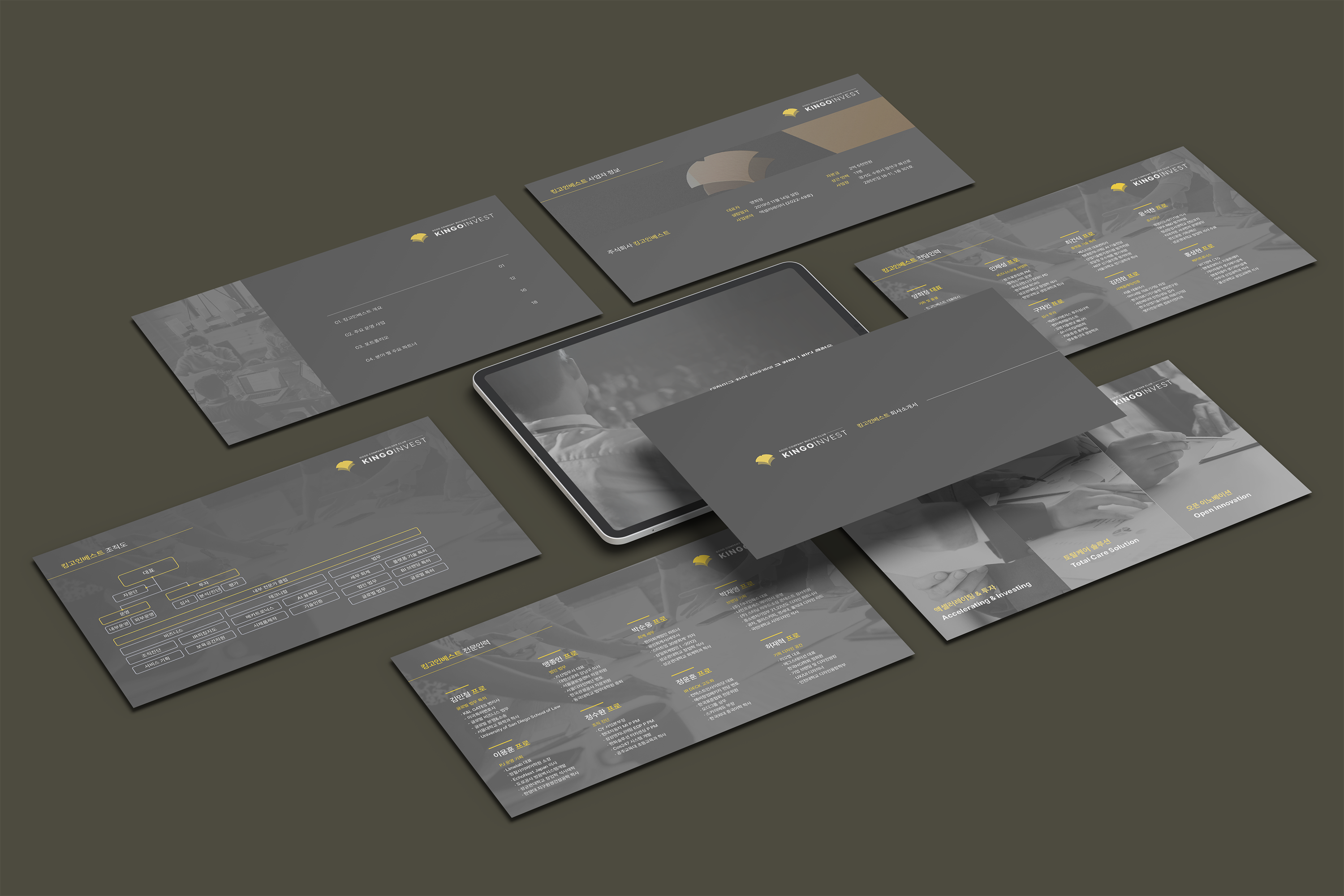 KINGO INVEST Company IR Deck Sub Visual