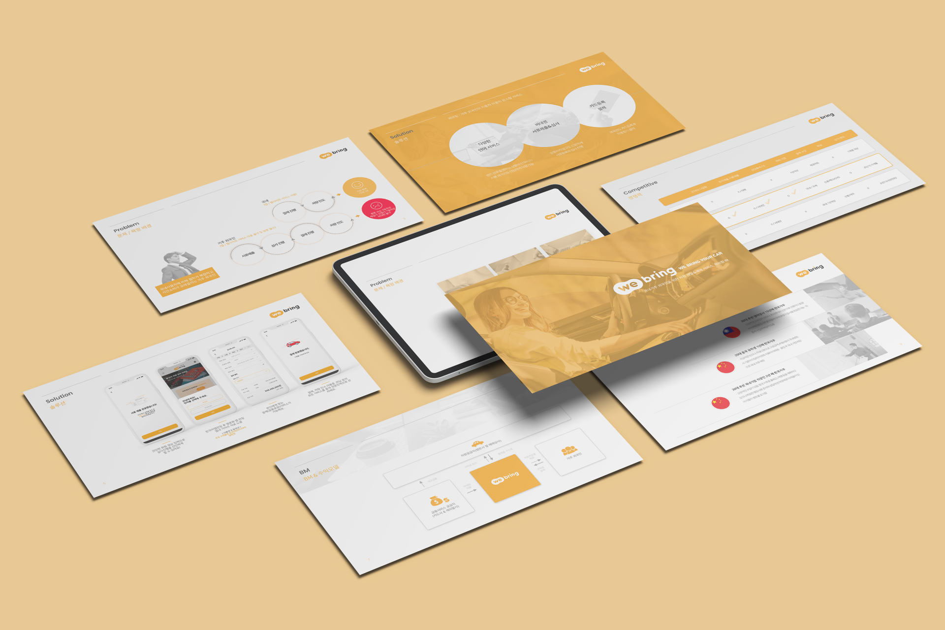 Driver Booking IR Deck Slide Mockup