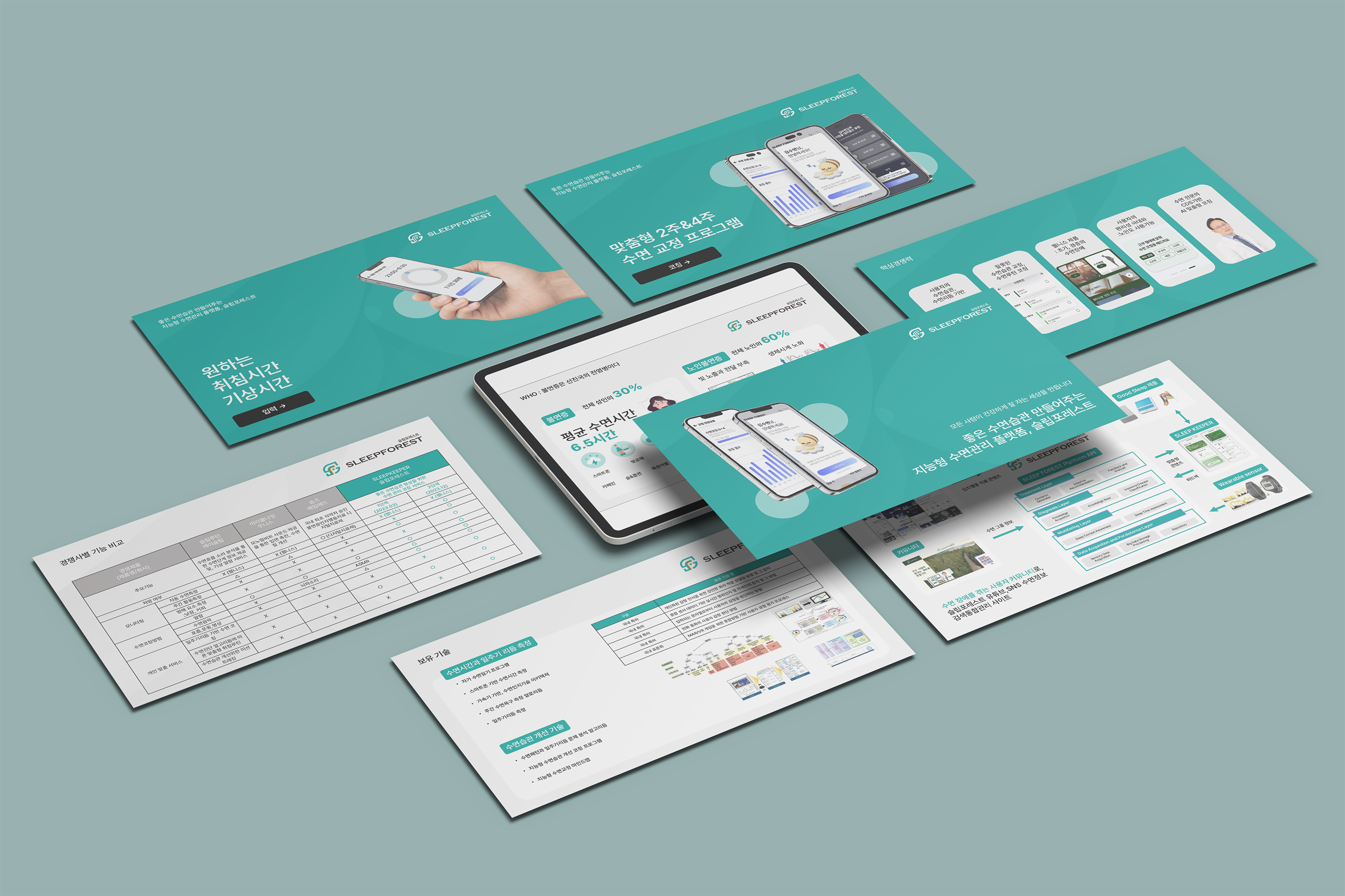 Sleep Forest Healthcare Service Deck Sub Visual