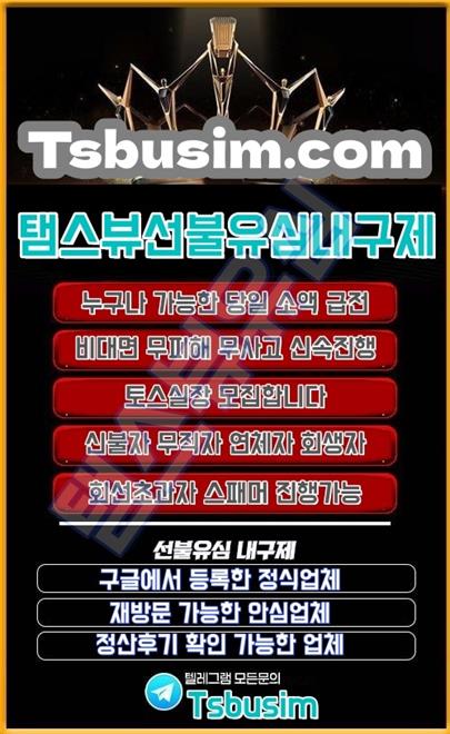 누구나 가능한 당일 소액 급전 탬스뷰 유심 내구제