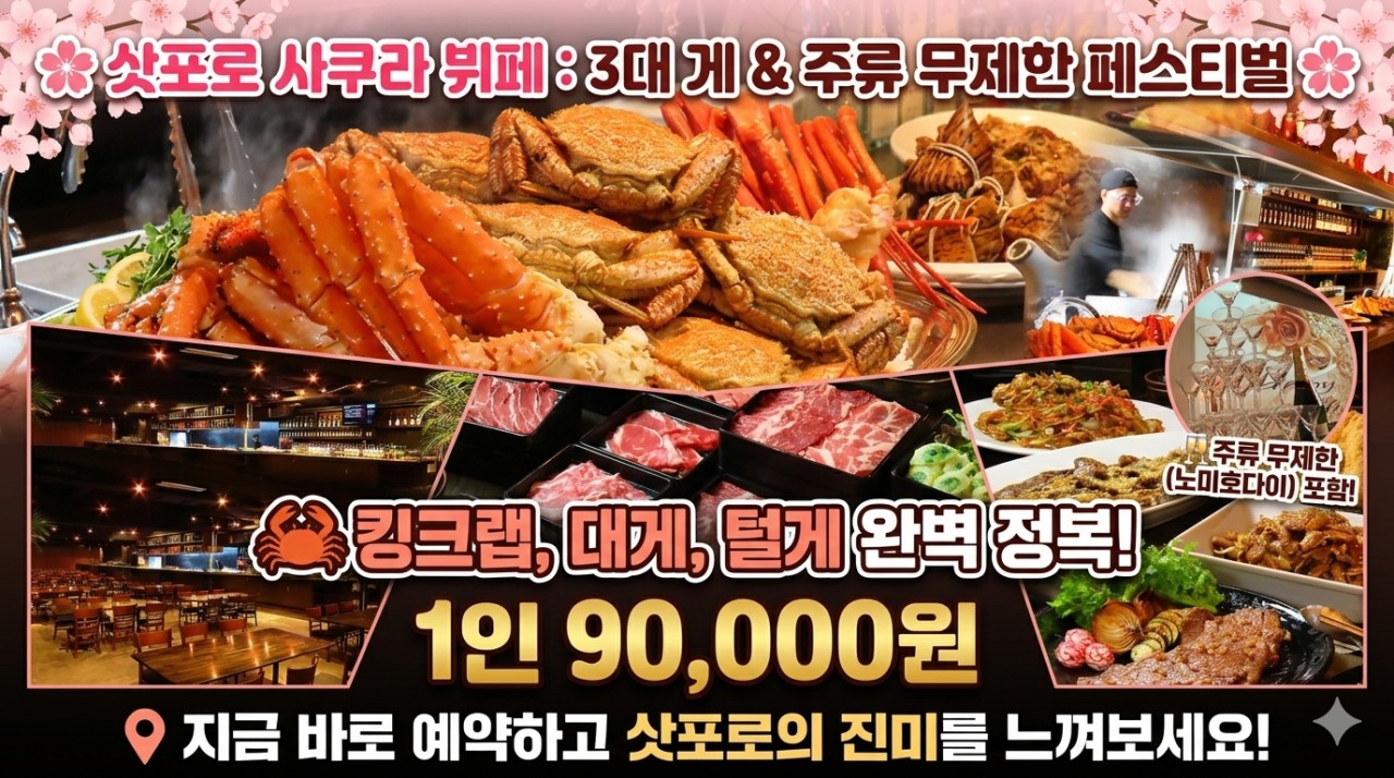 [삿포로] #시내중심 #온천호텔 #자유관광 - 명품 3색골프 패키지 (2인 차량추가금 없이 OK)