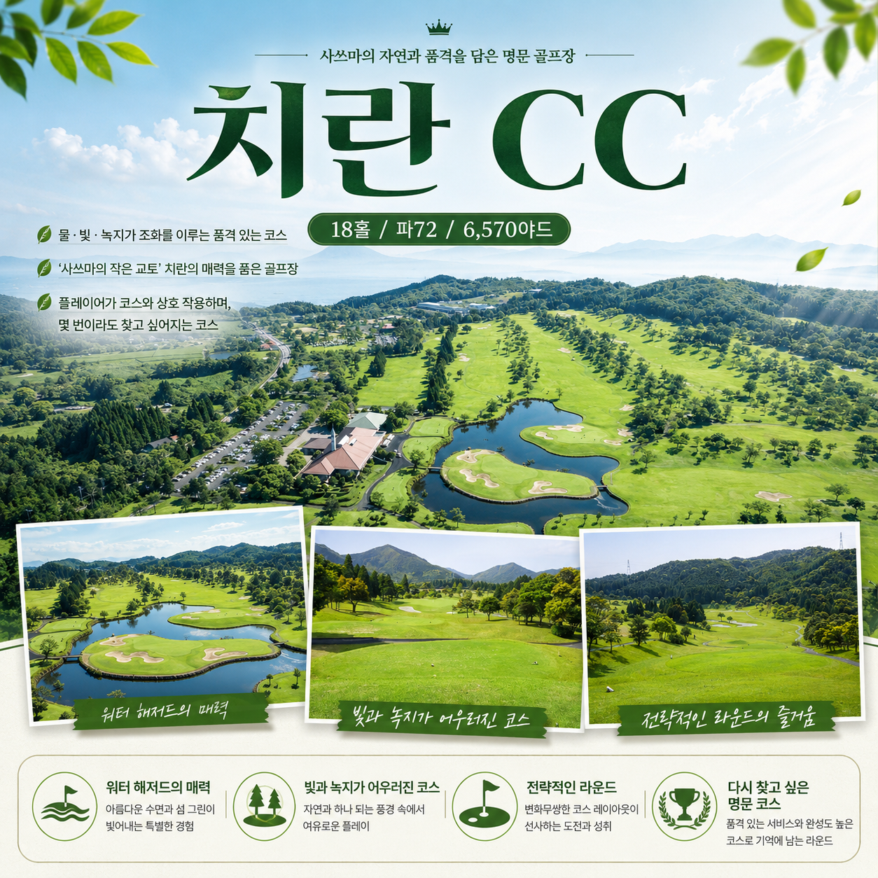 [10월 특가- 선착순 마감 상품] 가고시마 텐몬칸 시내 골프 4일