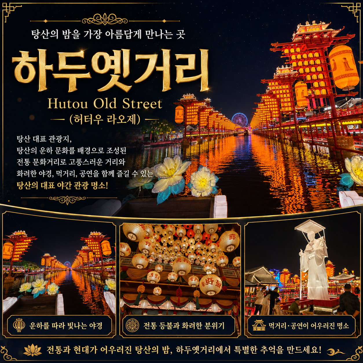 [모두 올포함] 천진 송강&남호 2색 골프 (아시아나항공 / 인터컨티넨탈)