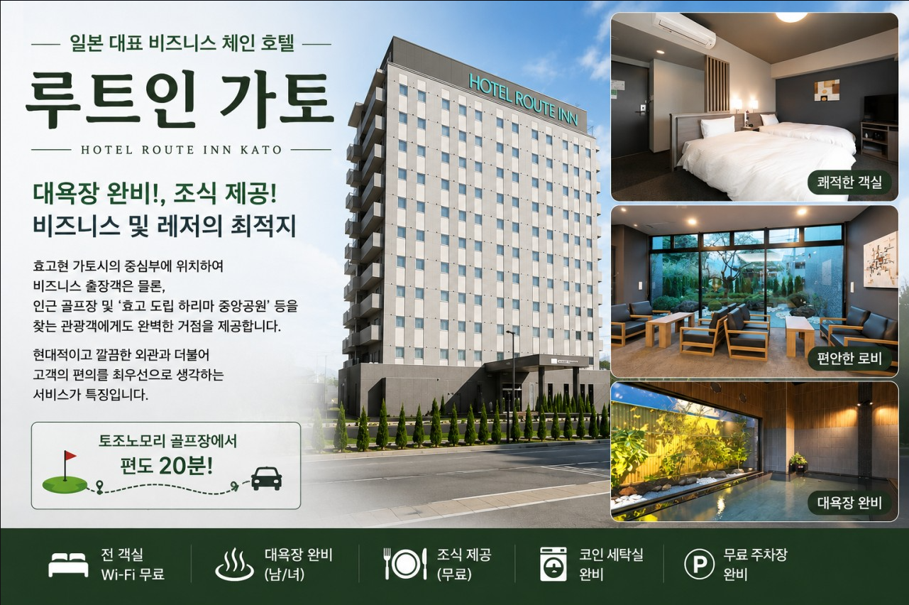 [하루 27홀씩 꽉 차게!] 고베 토조노모리CC 54홀+핵심관광 4일｜아시아나항공 직항