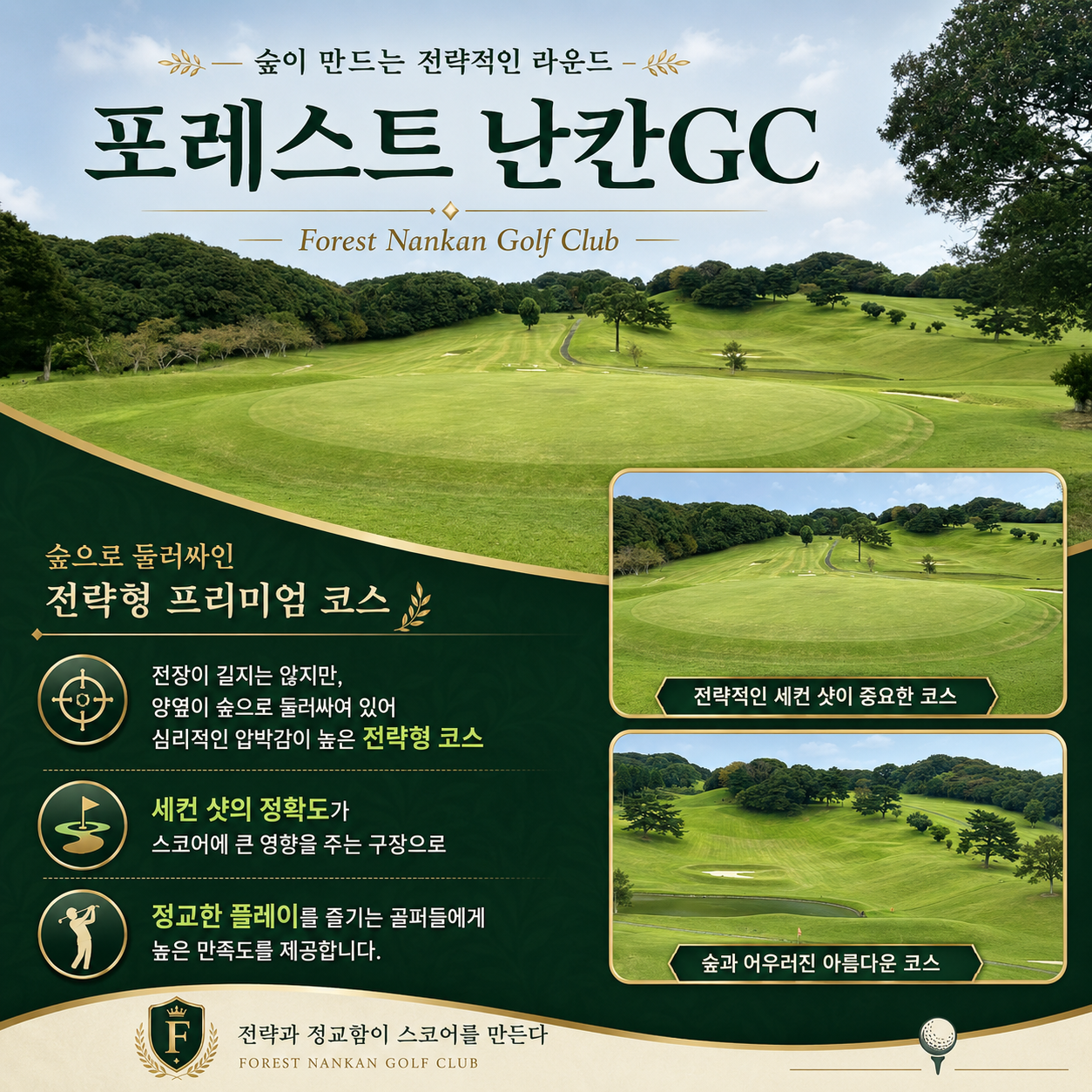 [한정특가] 후쿠오카 3색·3회·3일 333 골프