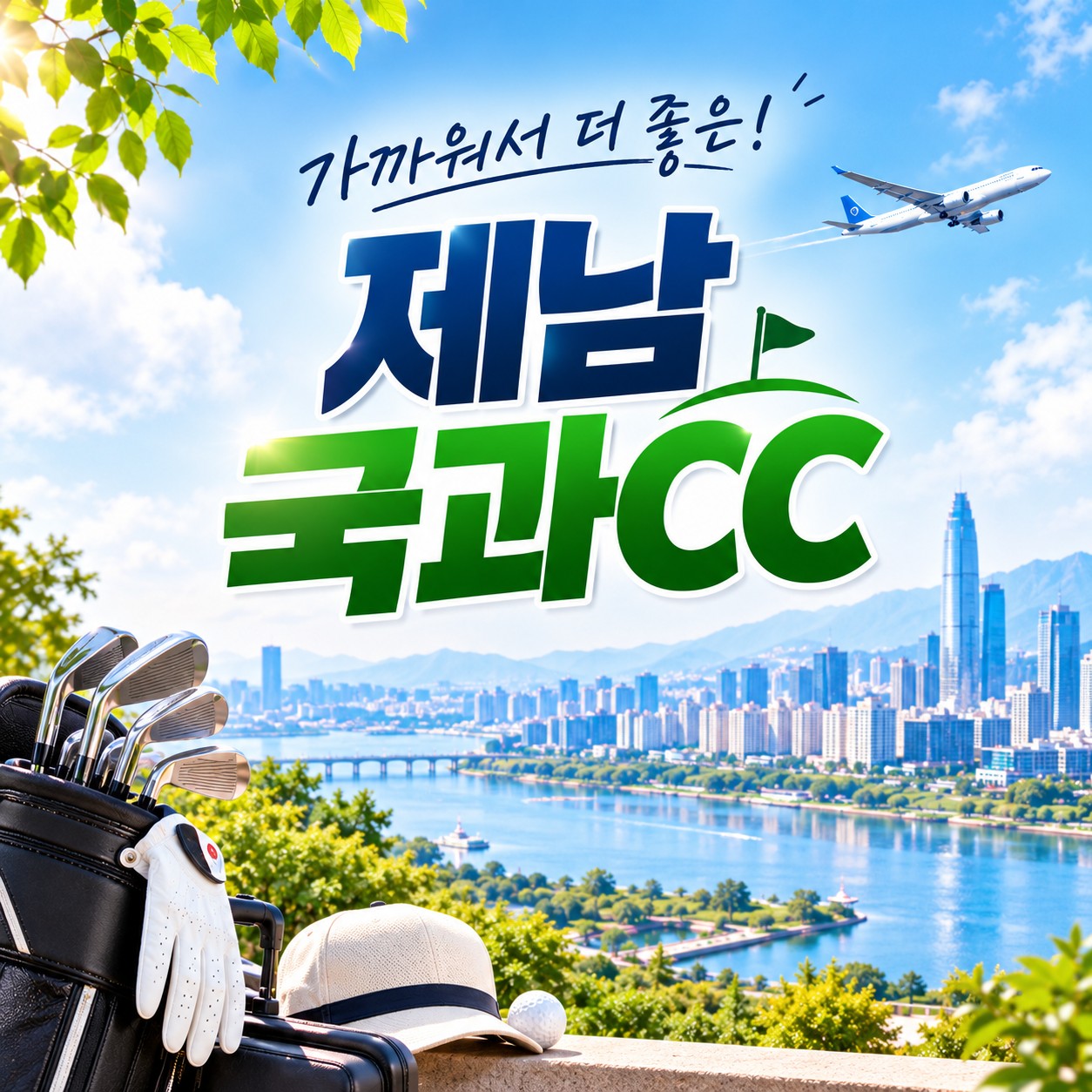 [노캐디 OK & 온천 힐링] 중국 제남 국과CC 3박4일