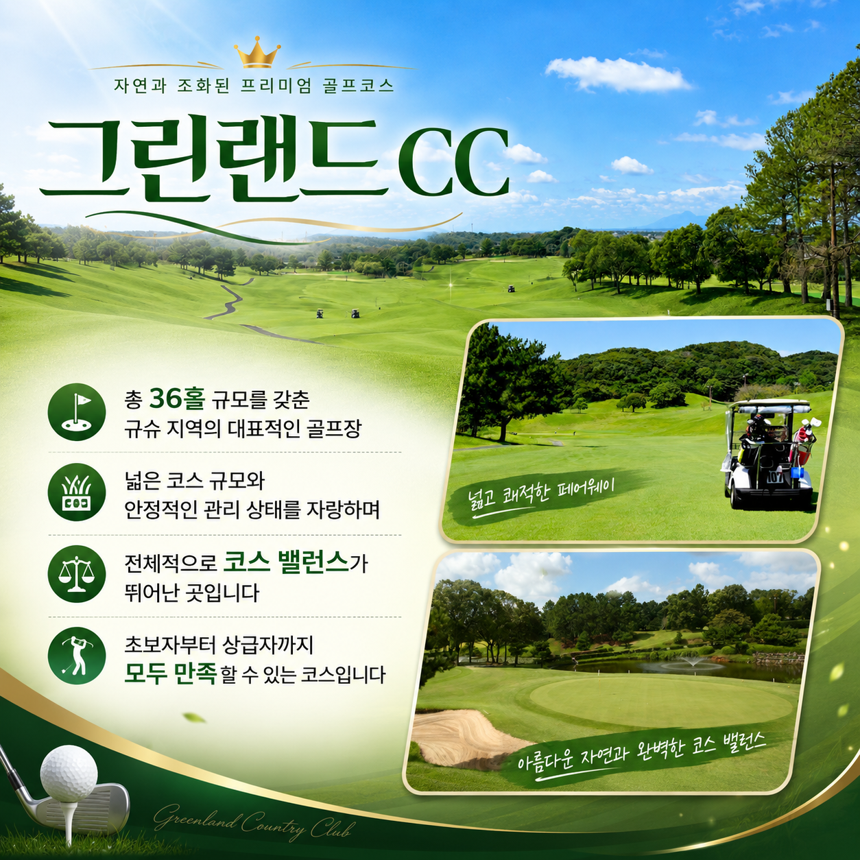 [한정특가] 후쿠오카 3색·3회·3일 333 골프