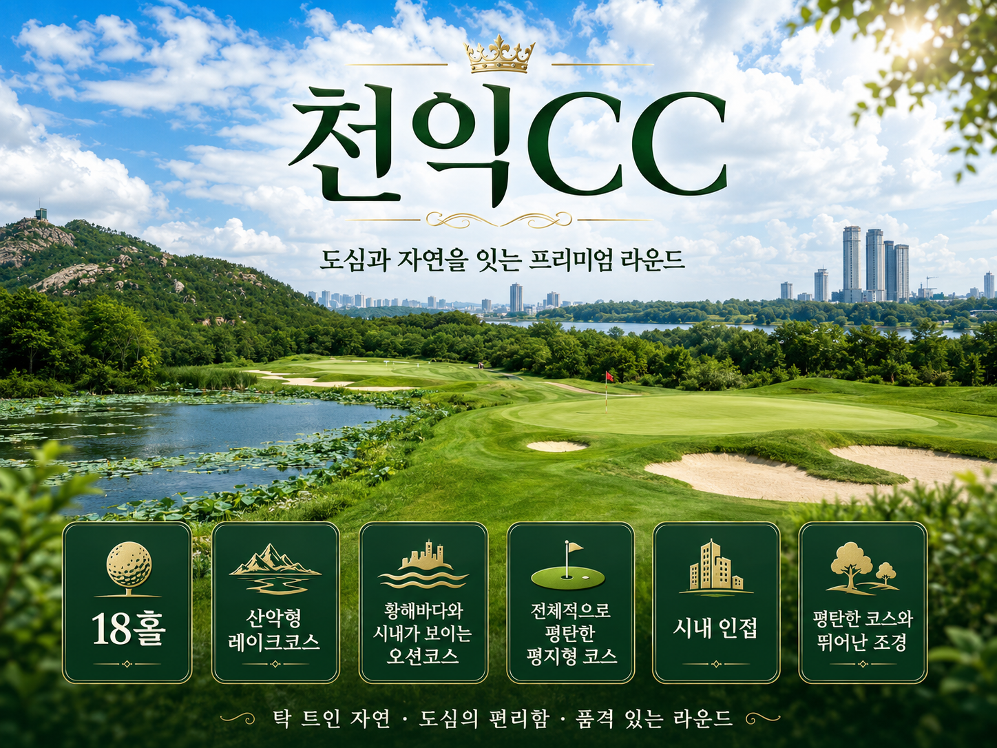 [추석연휴] 위해 3색 골프 프리미엄 패키지 3박4일
