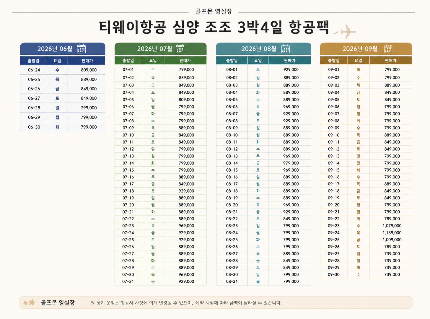 [심양] #무제한라운드 #대한항공 #3박4일 - 철령용산 골프텔 (북해도와 비슷한 위도)