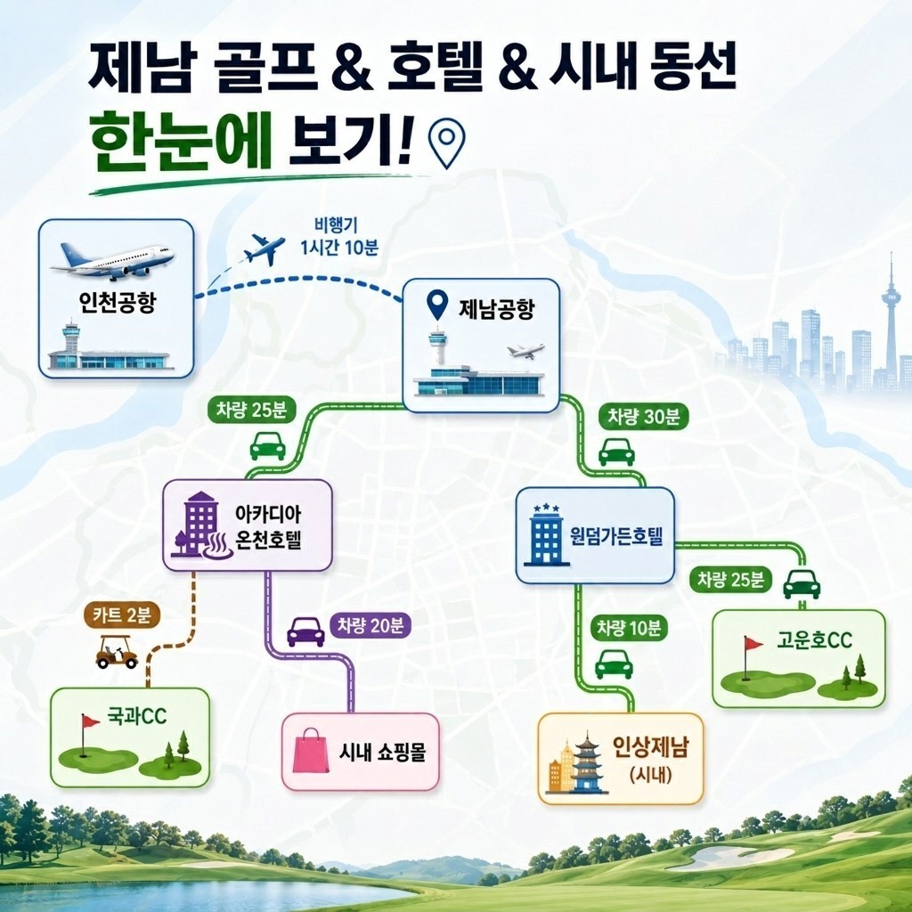 [제남] #연휴기간 #매일출발 - 명문코스 고운호 무제한라운드 2박/3박 패키지 (7~8월 아이스박스 서비스)