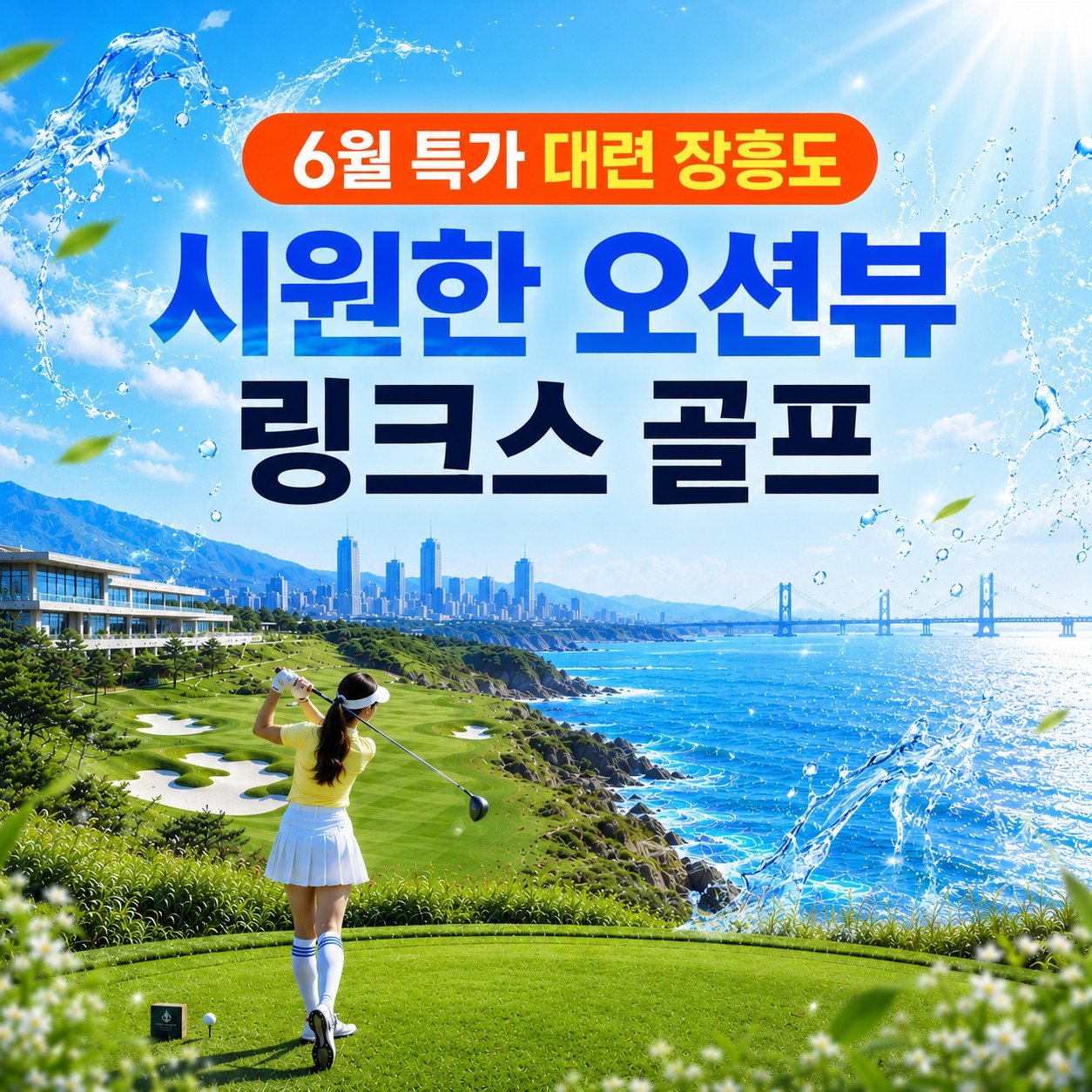 [대련] 6월 #모두포함 특가패키지 - 아시아나항공 3박4일 / 시원한 오션뷰 링크스 골프