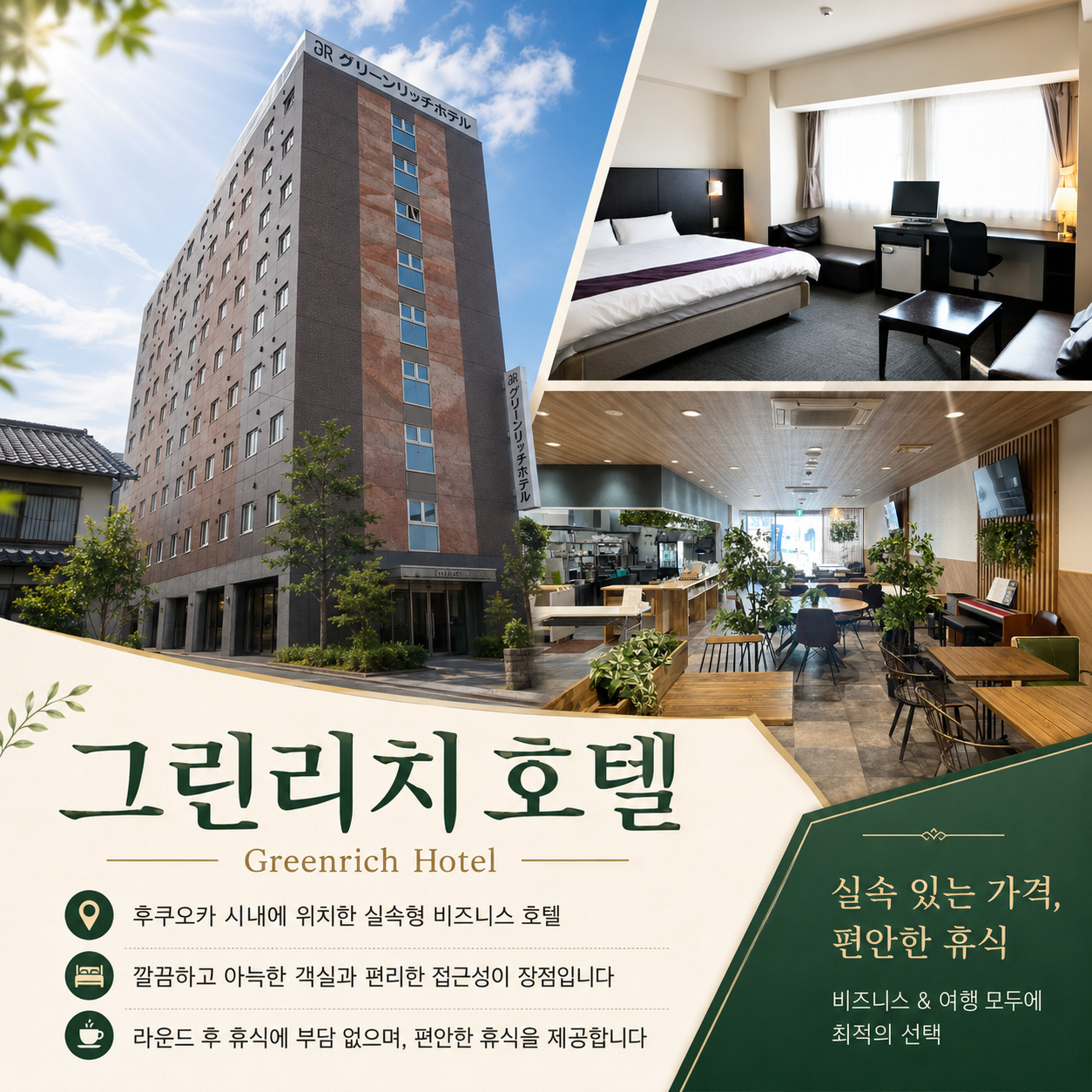 [한정특가] 후쿠오카 3색·3회·3일 333 골프