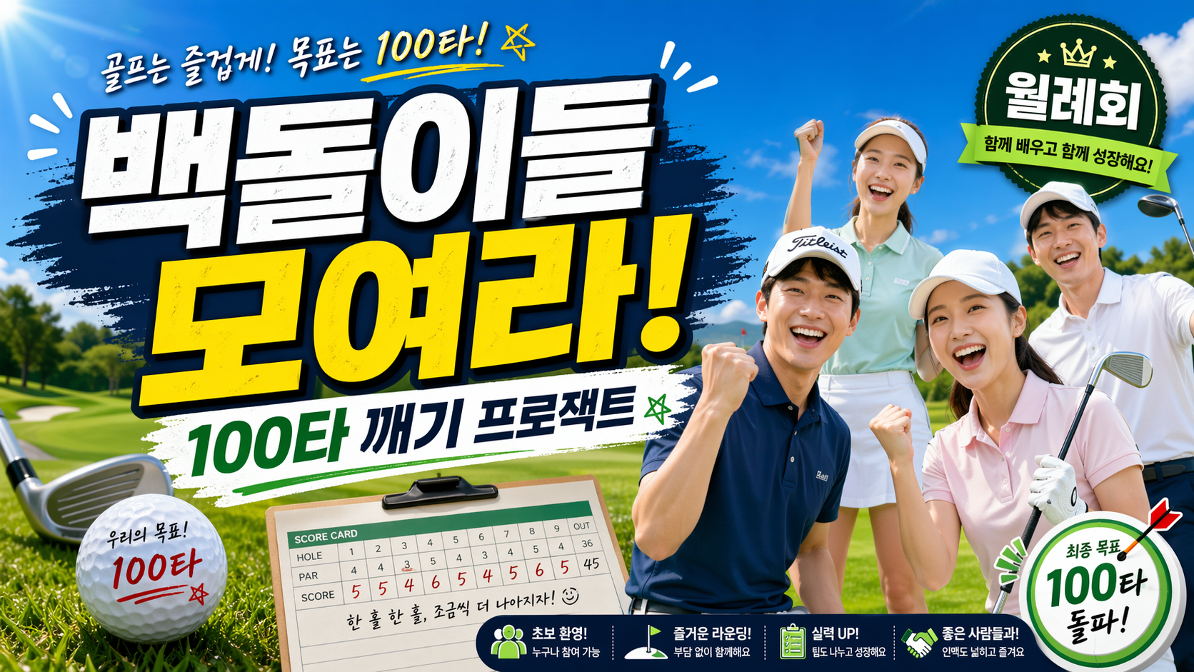 [미야자키] #2인조인 #모두포함 - 백돌이 100타깨기 프로젝트! 골프몬 단체이벤트 6/12(금) 2박3일