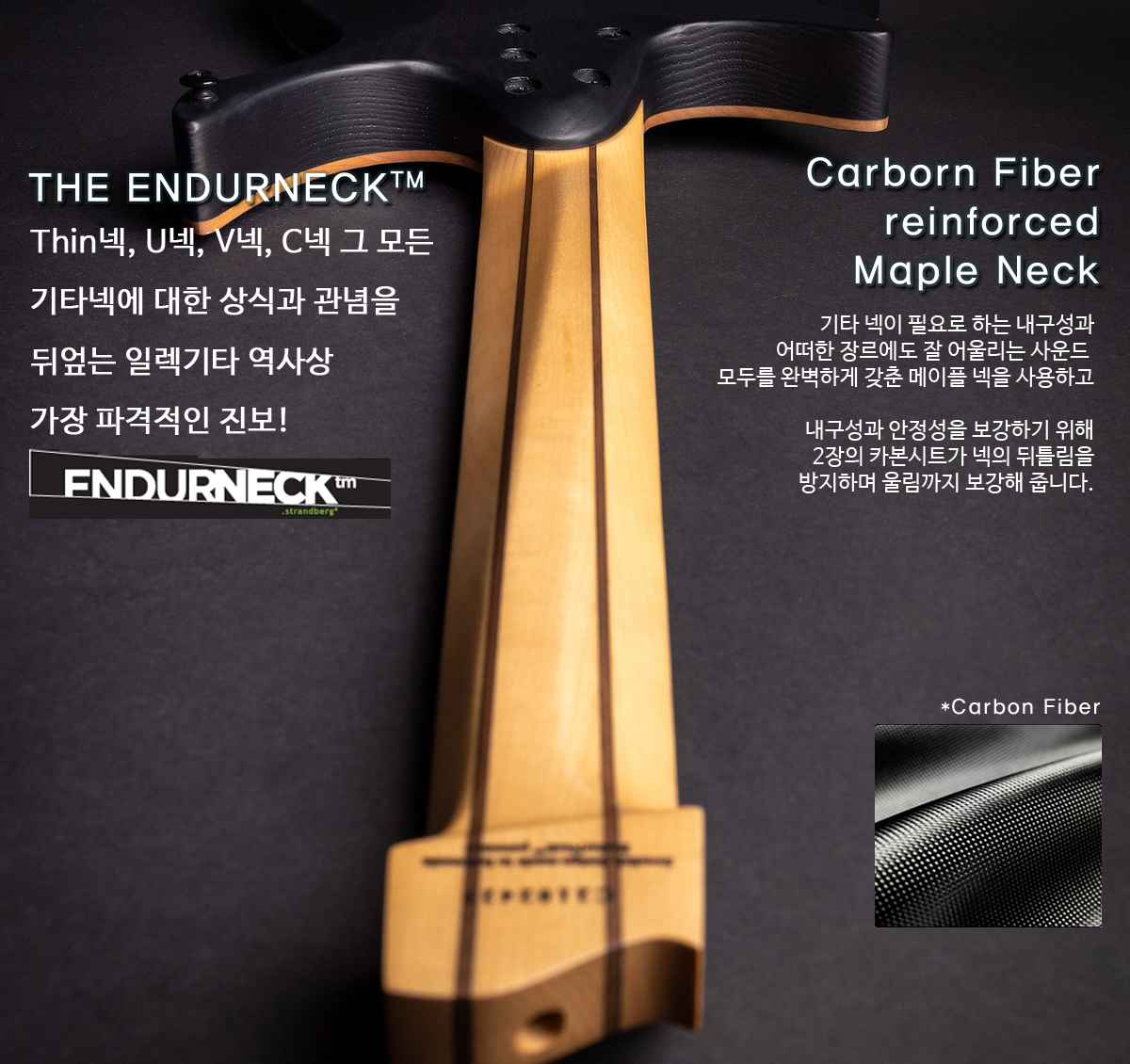 STRANDBERG - Boden Prog NX7 (차콜 블랙) 스트랜드버그 일렉기타