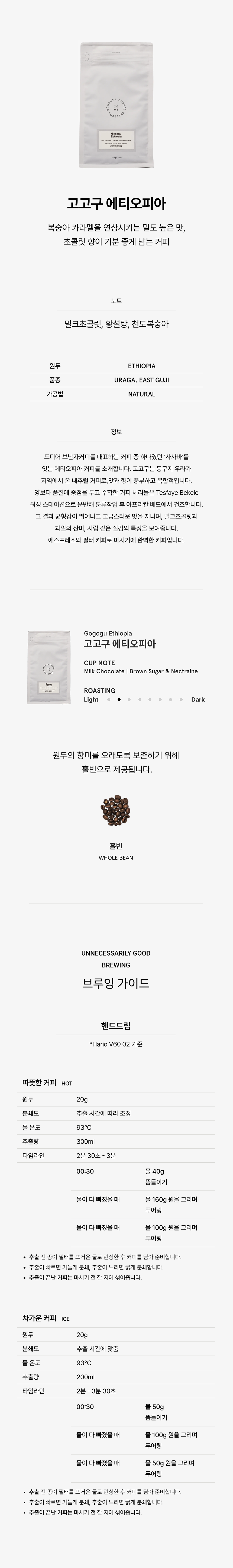 [도매] 고고구 에티오피아 1kg
