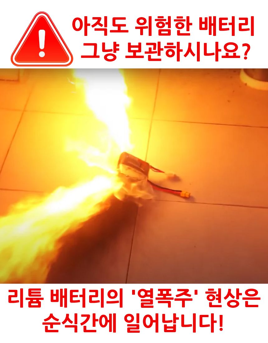리포가드 리튬 배터리 보관함 케이스 방화 방폭 화재 보조 건전지 난연성