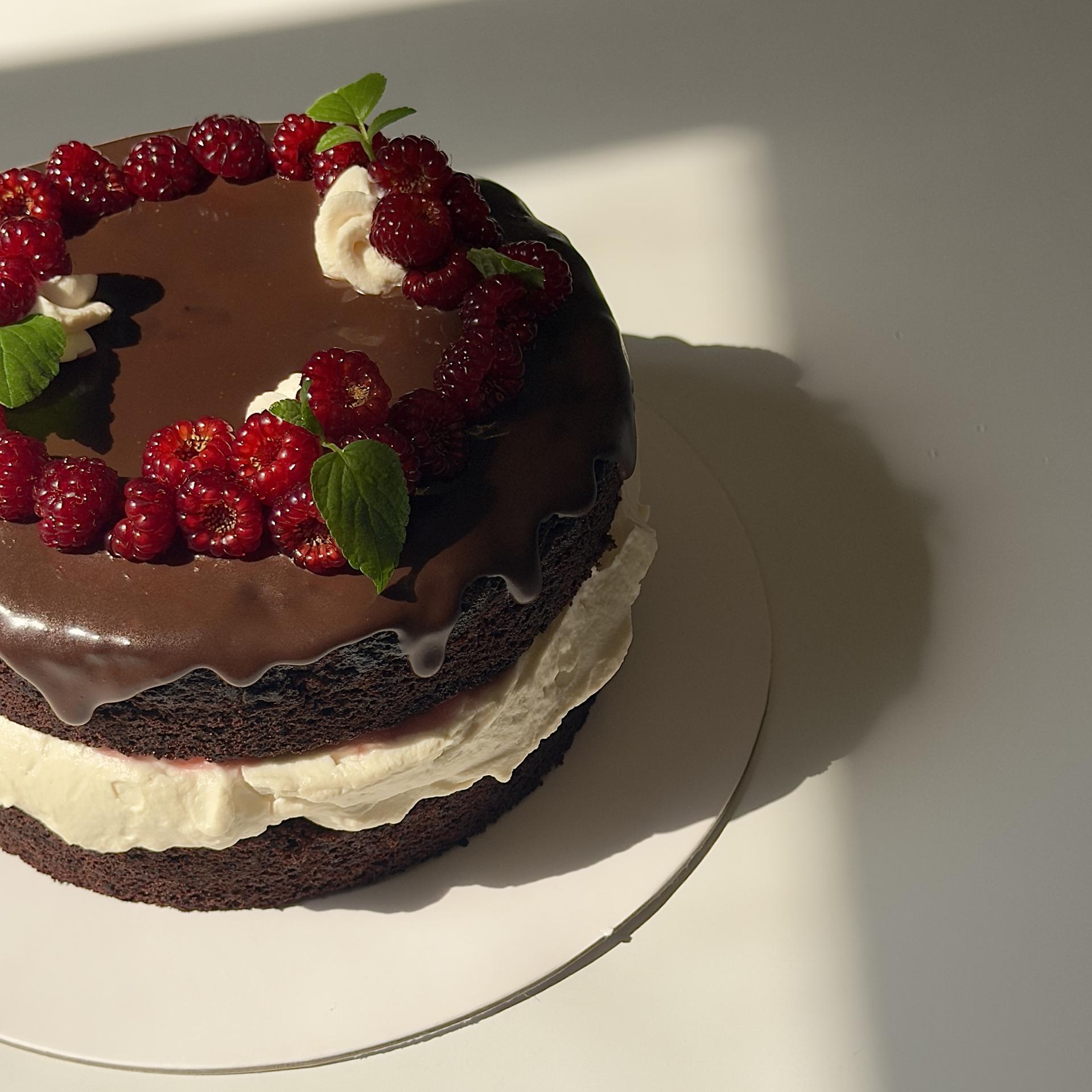 콩포트 초콜릿 케이크: 라즈베리 / Compote Chocolate Cake: Raspberry
