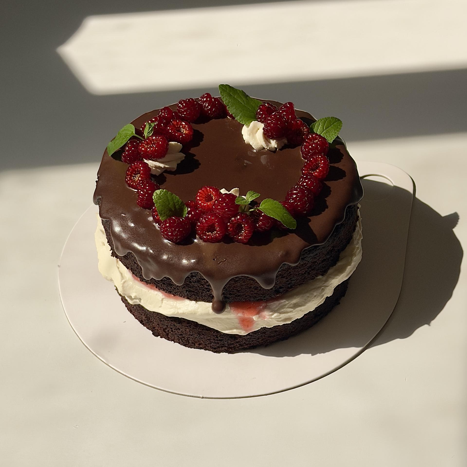 콩포트 초콜릿 케이크: 라즈베리 / Compote Chocolate Cake: Raspberry