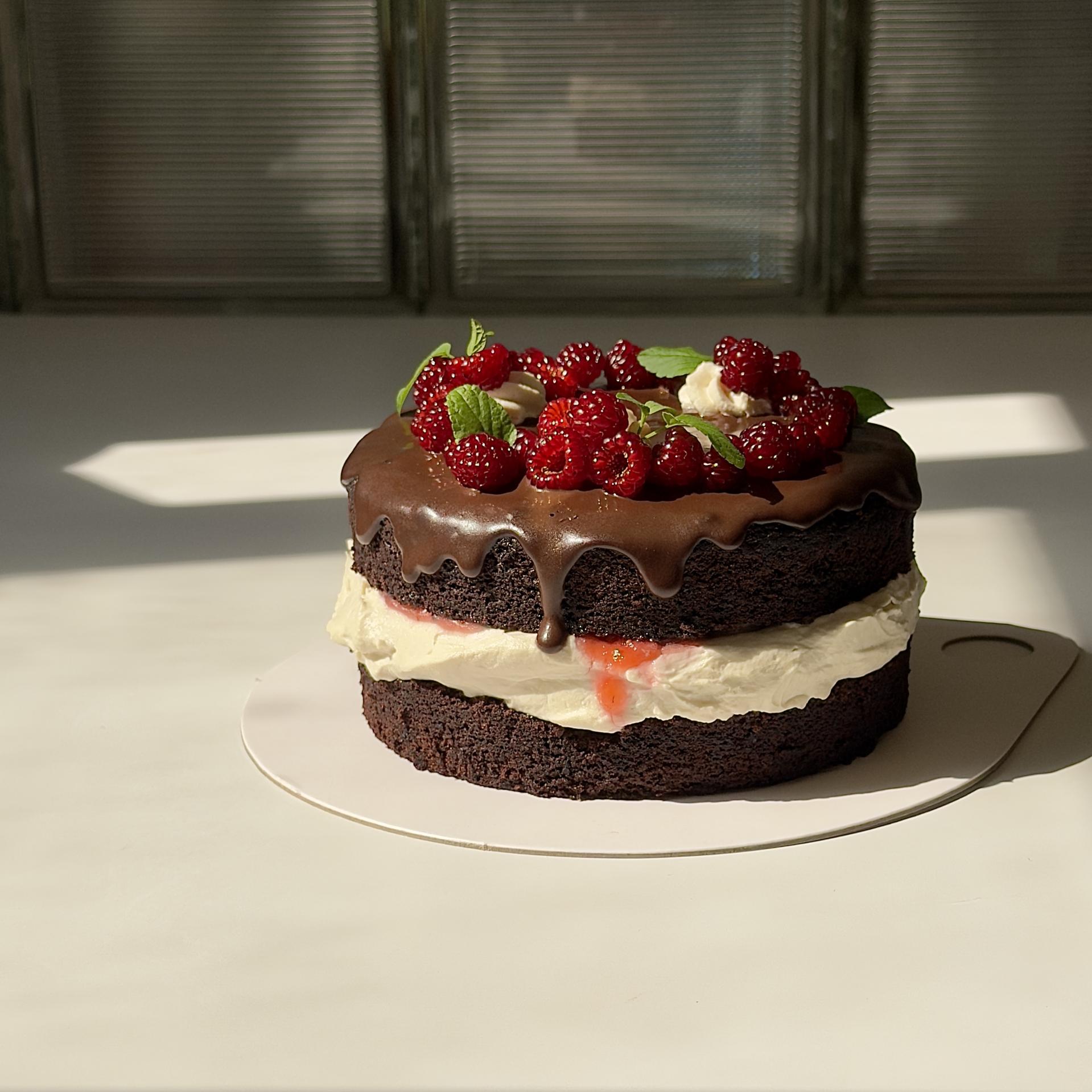 콩포트 초콜릿 케이크: 라즈베리 / Compote Chocolate Cake: Raspberry