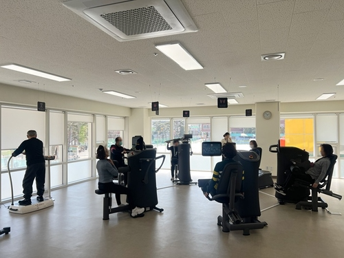 현재 하스피 장비로 운영 중인 스마트 헬스케어 센터의 모습.