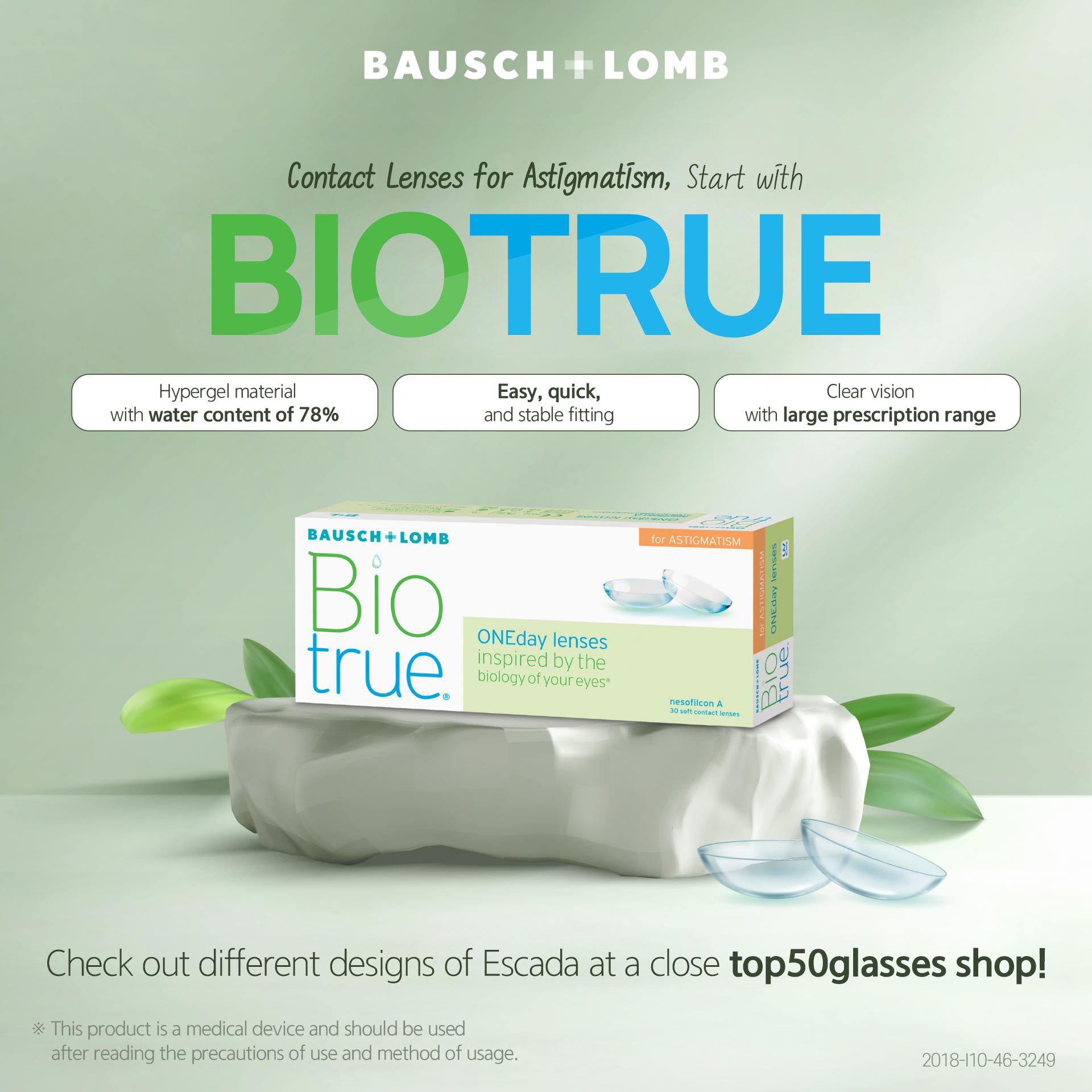[One day] BAUSCHLOMB Biotrue multifocal 30P