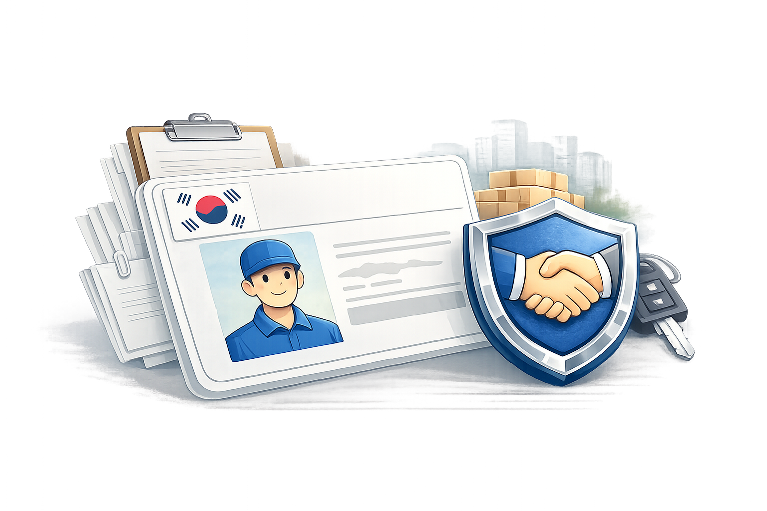 1톤용달 기사 자격증 미보유자 취업 연계 안내