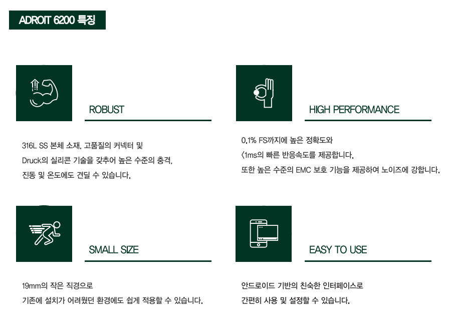 드럭 DRUCK ADROIT6200 – 하이브리드 압력센서 (가격문의)