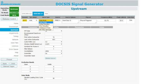 ROHDE & SCHWARZ 로데슈바르츠 로데슈바르즈 SFD DOCSIS 신호 발생기 (가격문의)