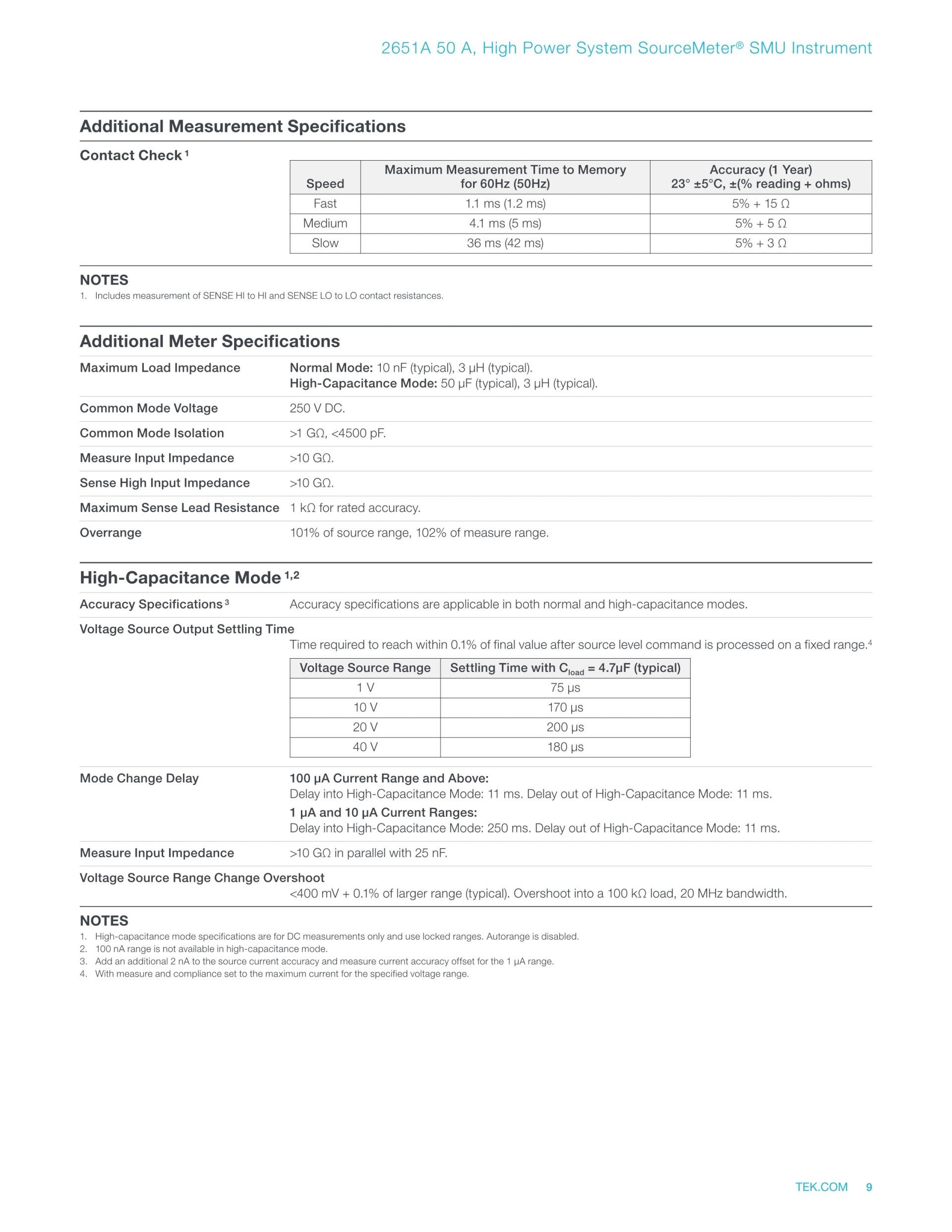 텍트로닉스 키슬리 TEKTRONIX Keithley 2651A 고전력 SourceMeter® SMU (가격문의)