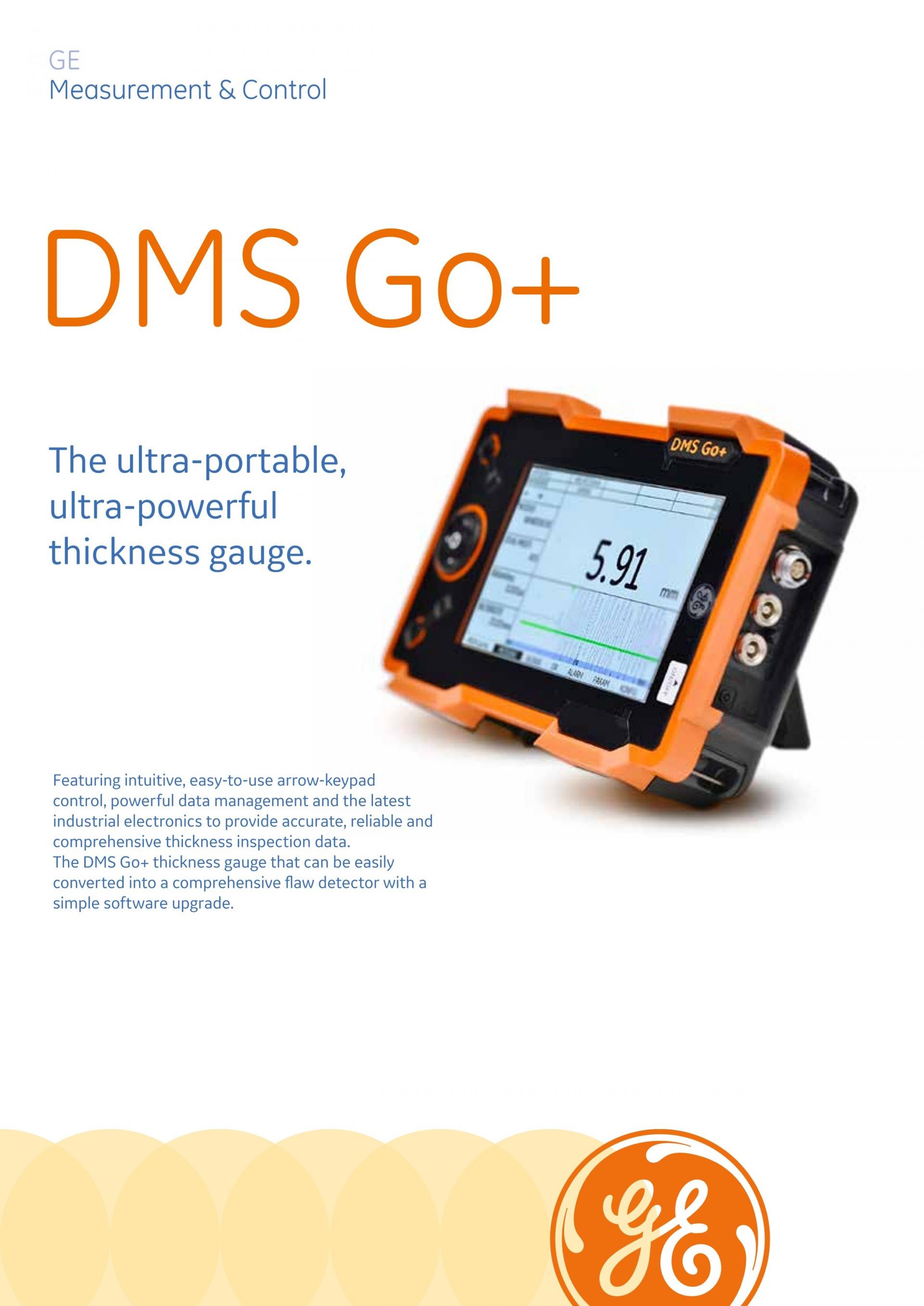 WAYGATE TECHNOLOGIES (웨이게이트 테크놀로지스) DMS Go+ 휴대용 A-스캔 초음파 두께 측정기 -- 가격문의