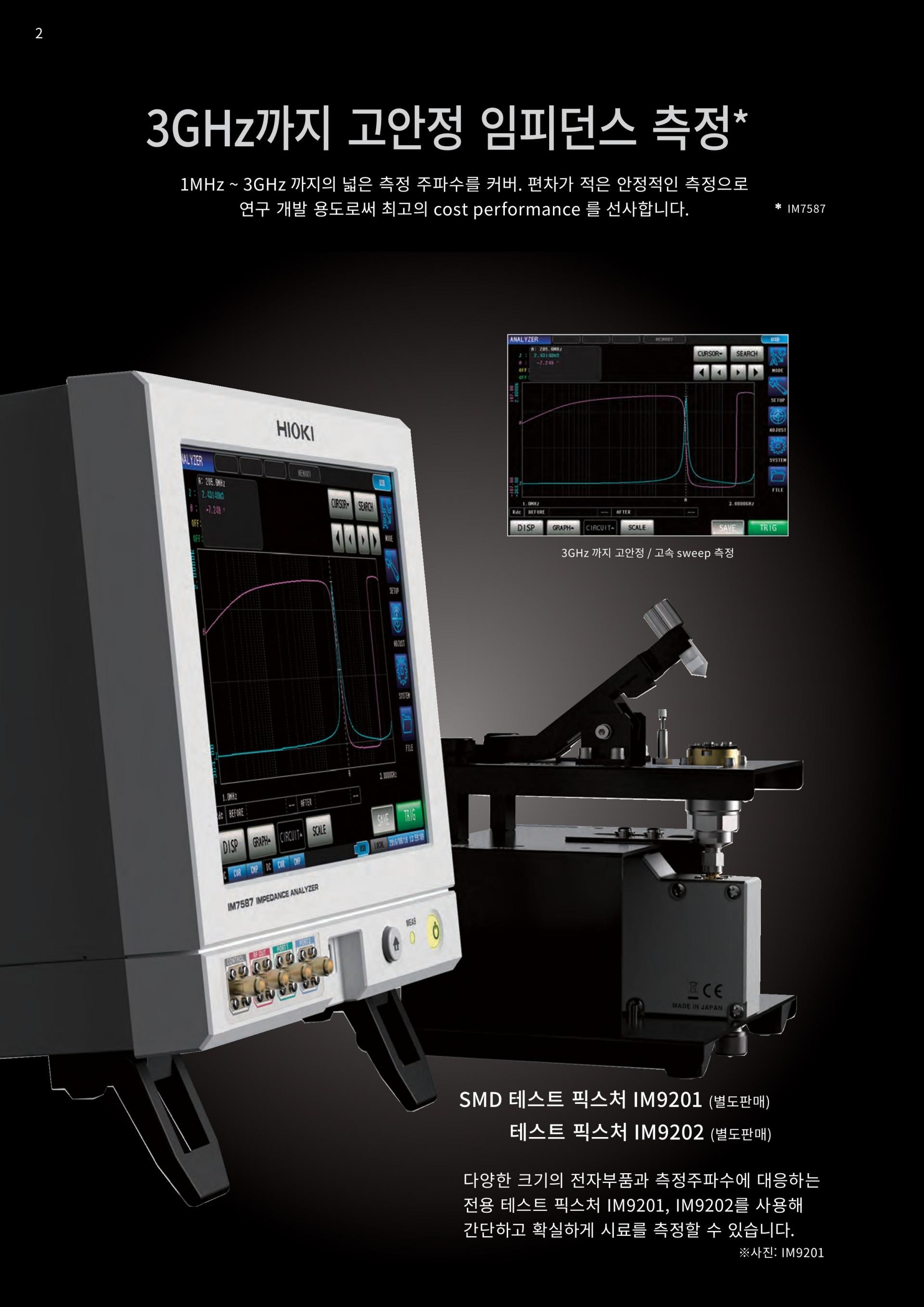HIOKI 히오키 IM7583 임피던스 아날라이저 (가격문의)