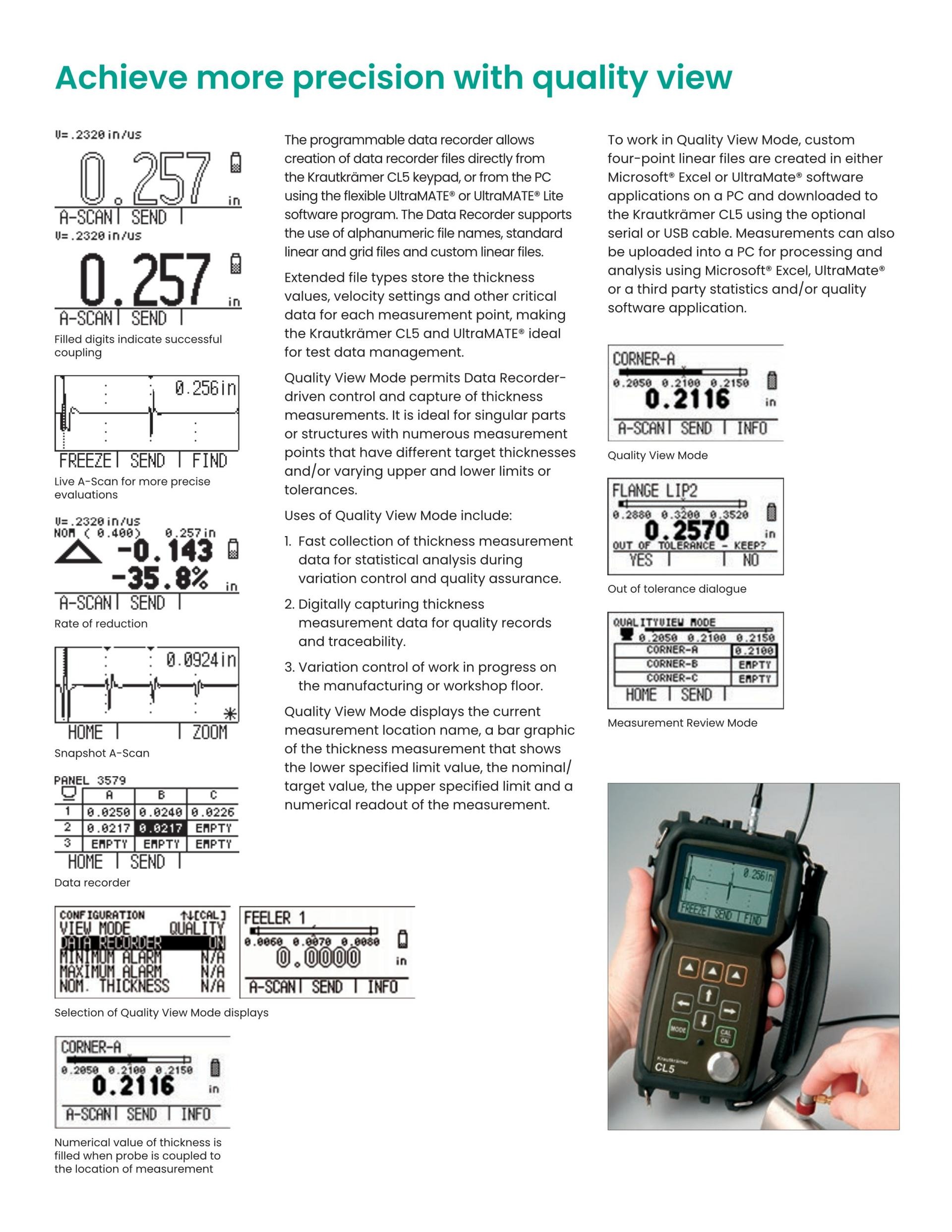 WAYGATE TECHNOLOGIES (웨이게이트 테크놀로지스) CL5 휴대용 초음파 두께 측정기 – (가격문의)