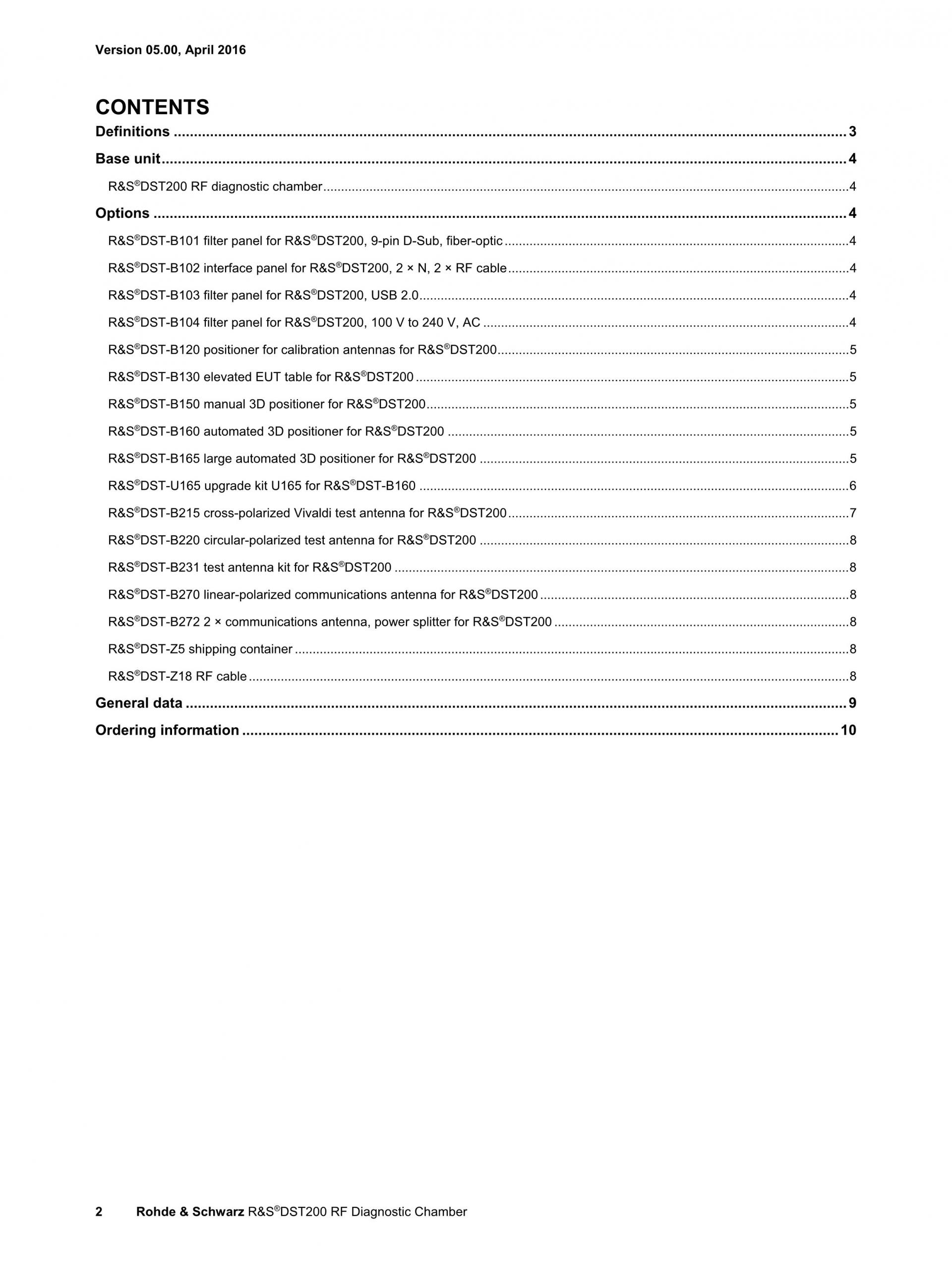 ROHDE & SCHWARZ 로데슈바르츠 로데슈바르즈 DST200 RF 진단 챔버 – 굿맨시스템 (가격문의)
