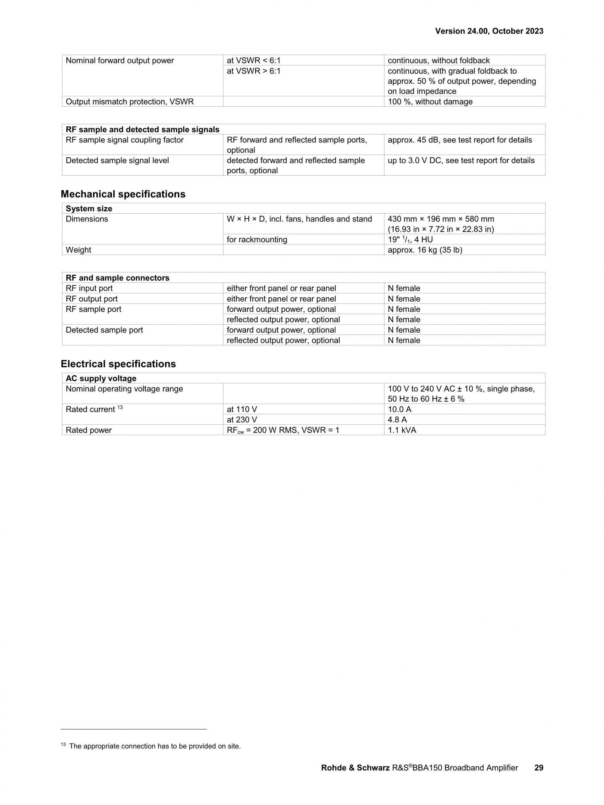 ROHDE & SCHWARZ 로데슈바르츠 로데슈바르즈 BBA150 광대역 증폭기 (가격문의)