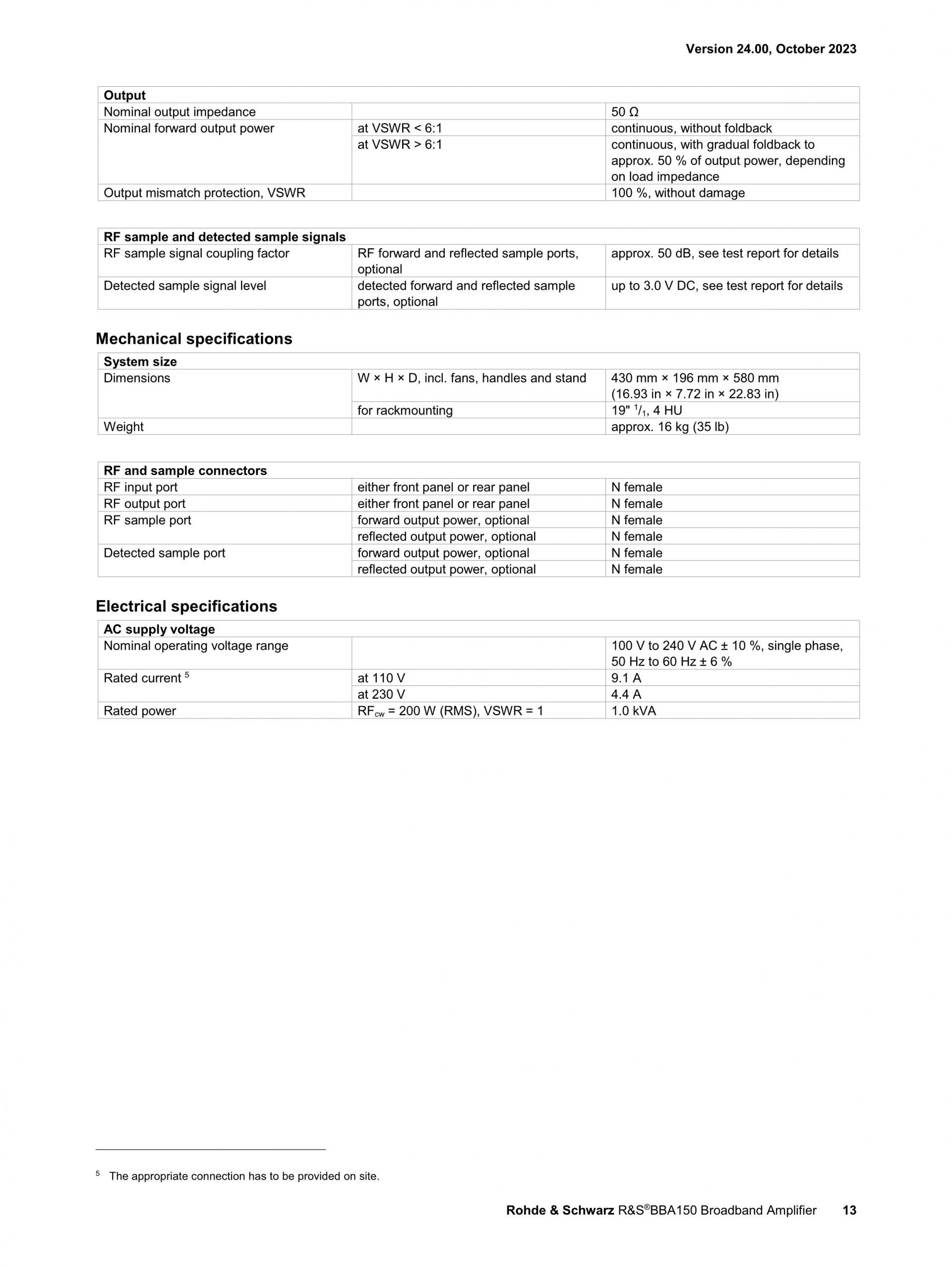 ROHDE & SCHWARZ 로데슈바르츠 로데슈바르즈 BBA150 광대역 증폭기 (가격문의)