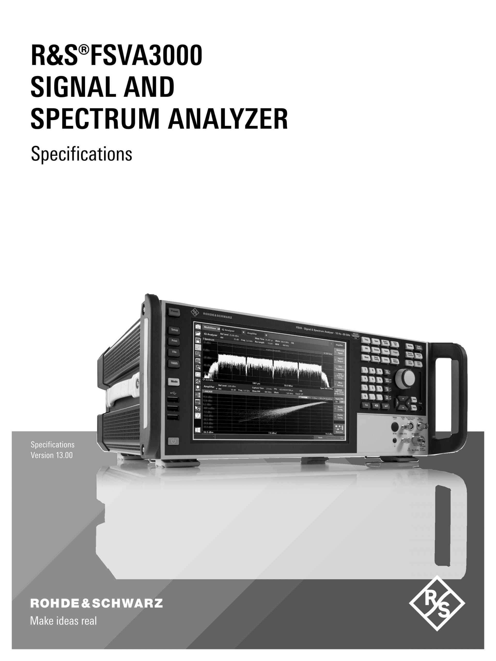 로데슈바르즈 ROHDE & SCHWARZ FSVA3000 신호 및 스펙트럼 분석기 (가격문의)