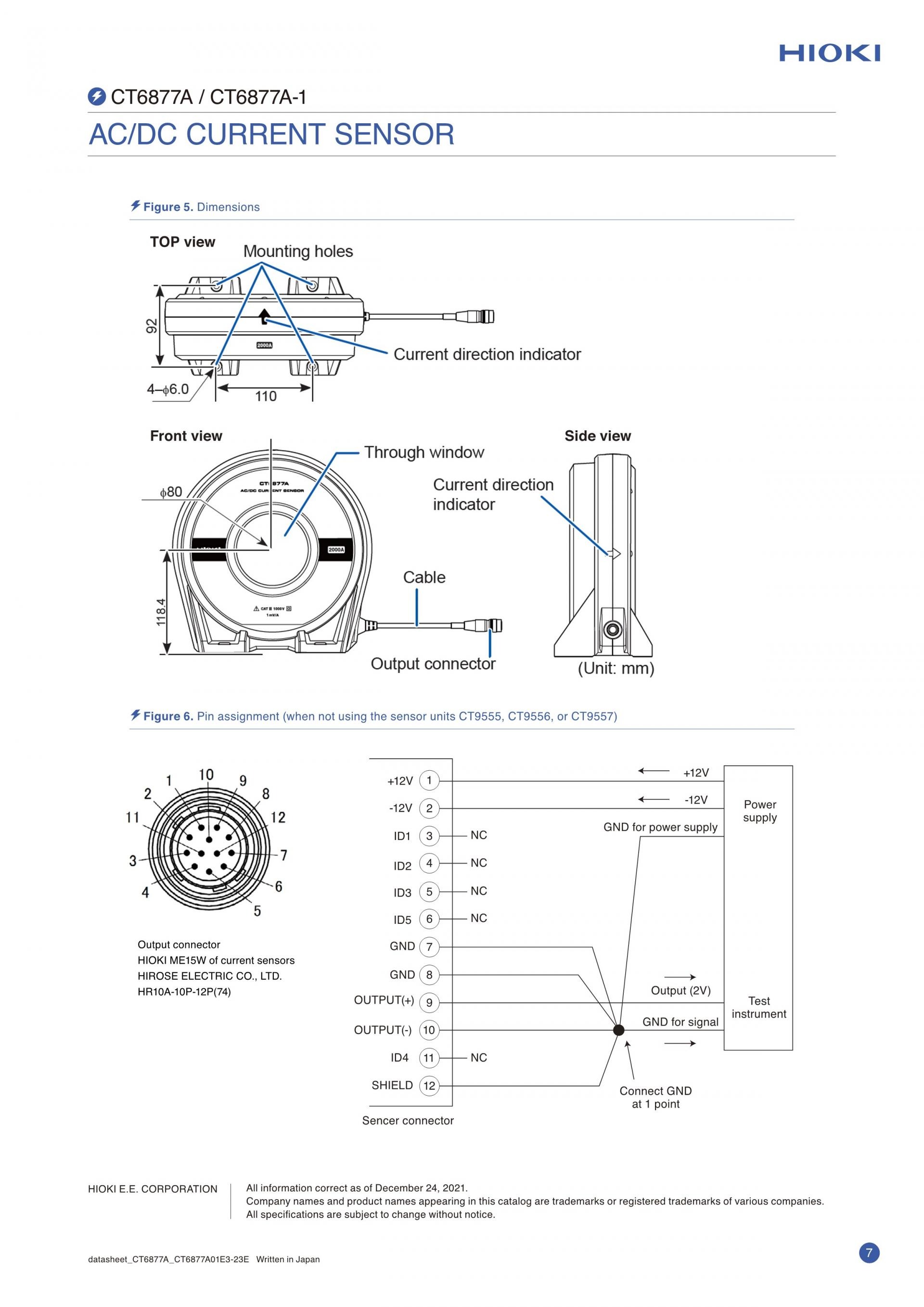 HIOKI 히오키 CT6877A AC/DC 커런트 센서 – 굿맨시스템 (가격문의)